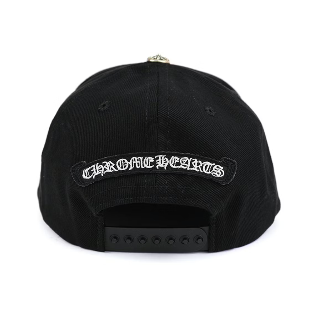 Chrome Hearts Dagger Denim Baseball Hat Black/White