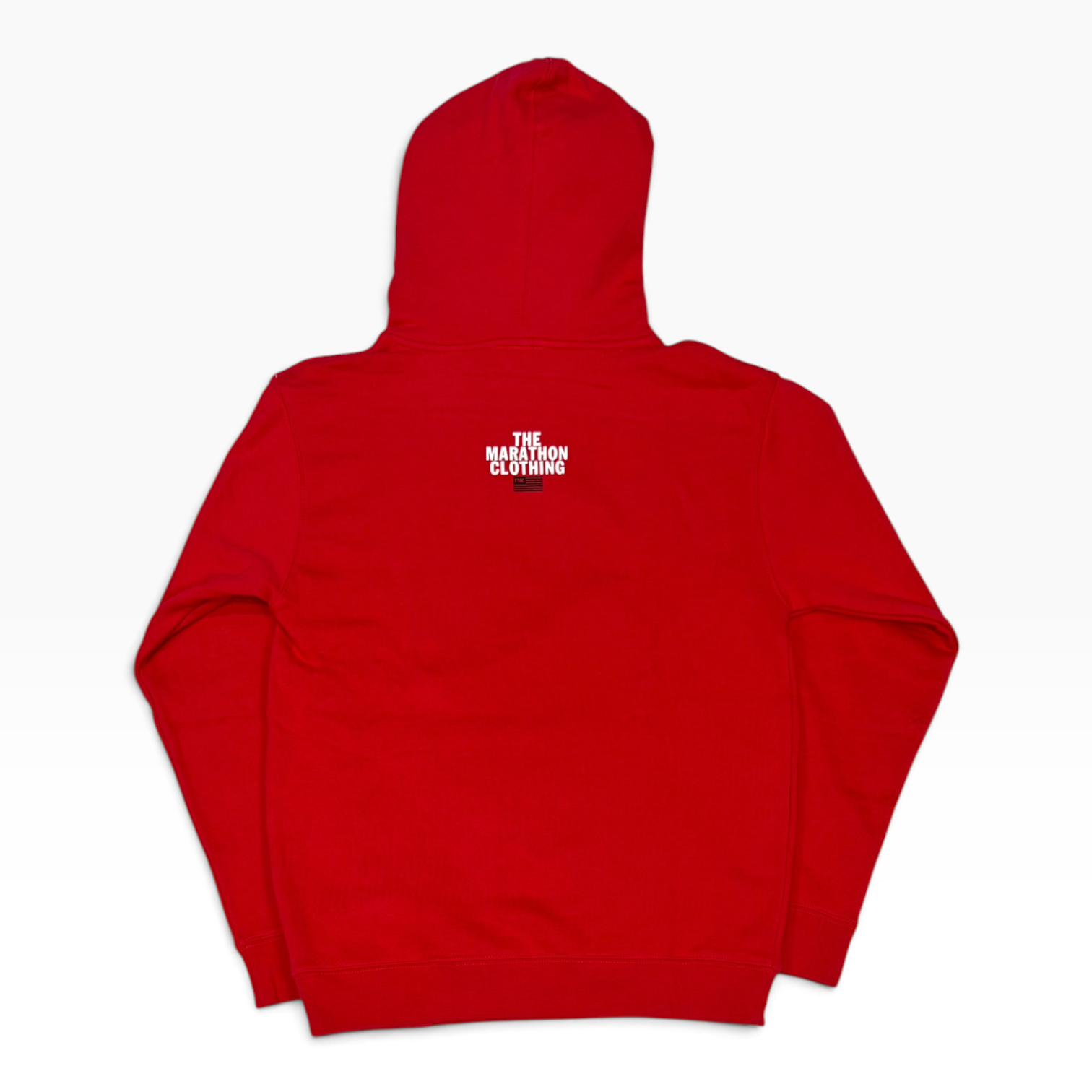 The Marathon Clothing Box Logo Hoodie Red