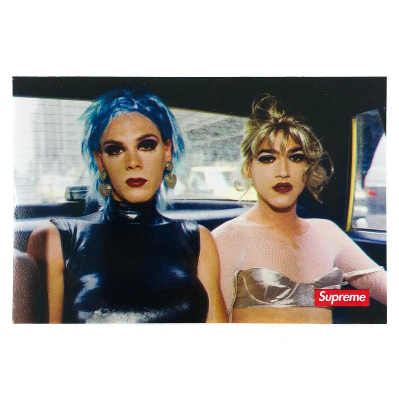 Supreme Nan Goldin Misty and Jimmy Sticker