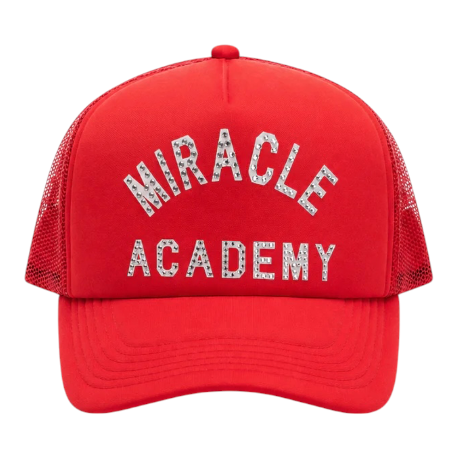 Nahmias Miracle Academy Foam Crystal Trucker Hat Cherry