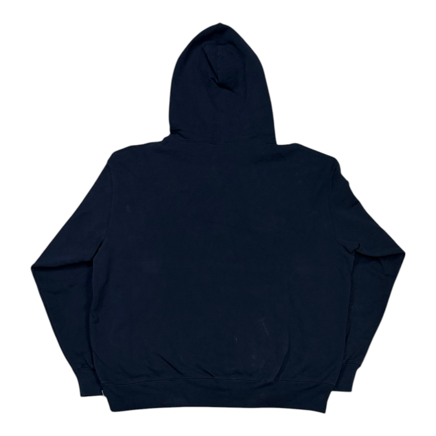 Supreme Classic Logo Hooded Sweatshirt Navy