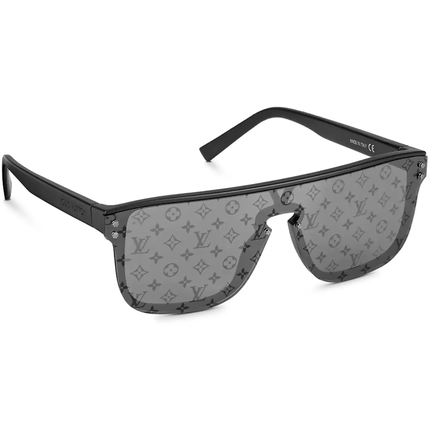 Louis Vuitton Waimea Sunglasses Black Silver Monogram (Z1082E/W)