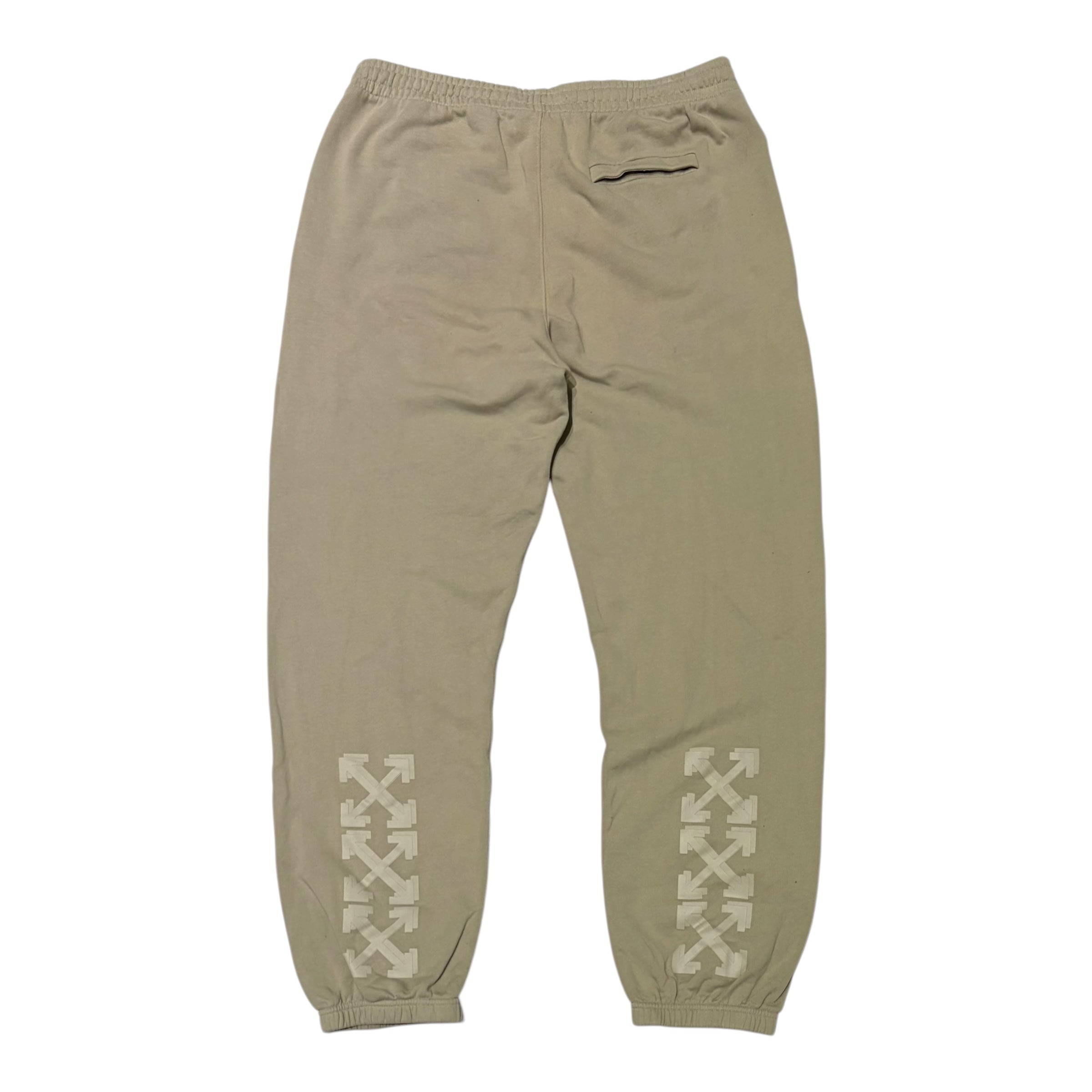 OFF-WHITE Rubber Arrow Sweatpants Beige
