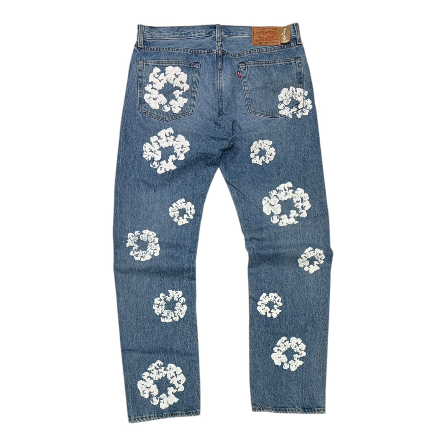 Denim Tears x Levi's Cotton Wreath Jean Light Wash