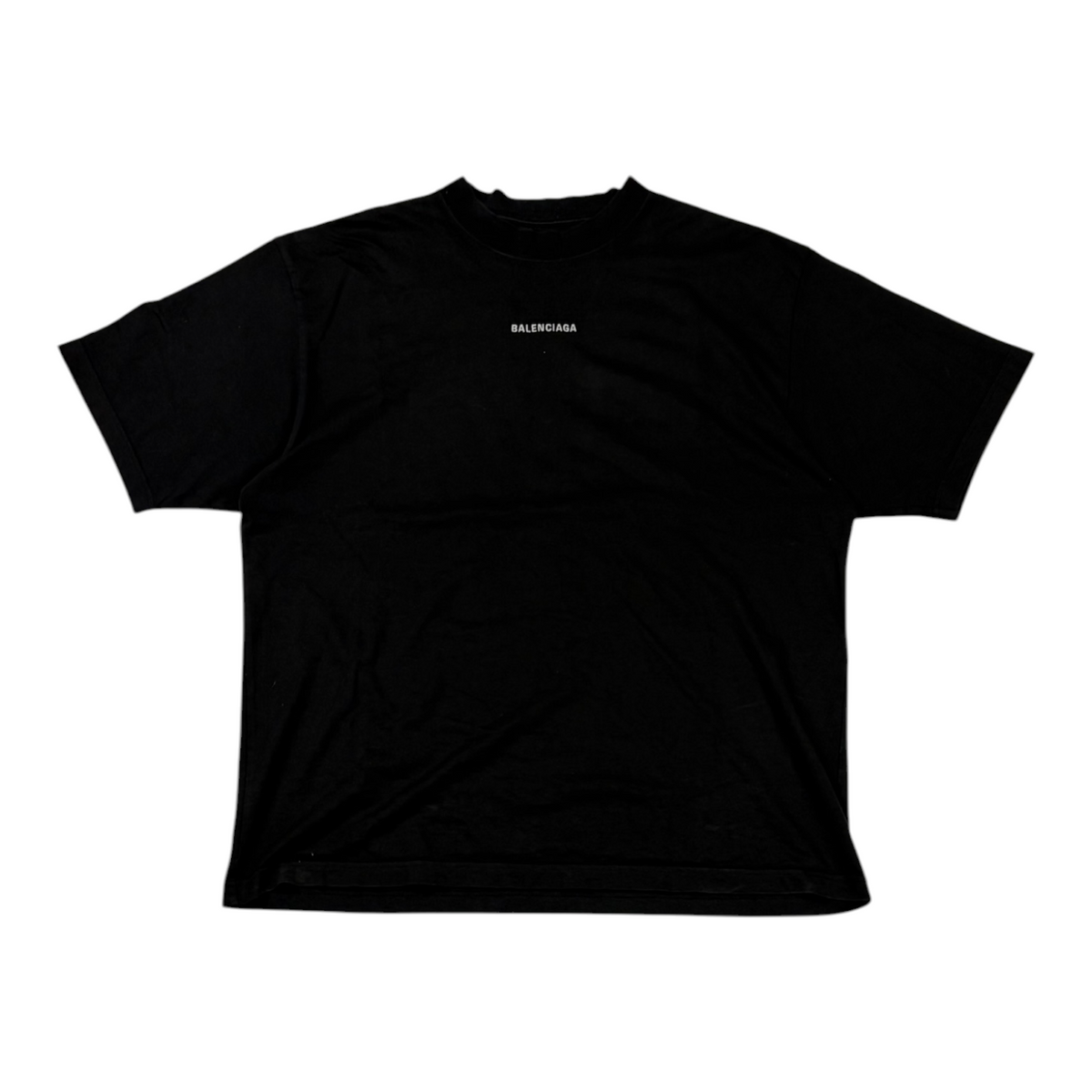 Balenciaga Logo Tee Black
