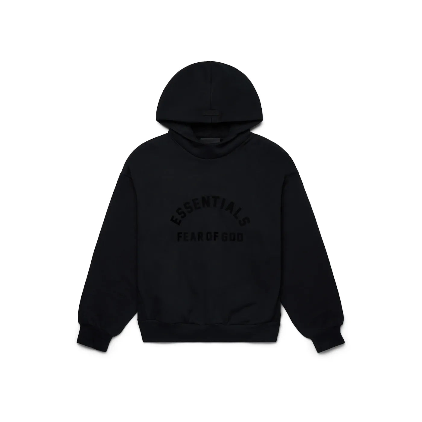 Fear of God Essentials Arch Logo Hoodie Jet Black