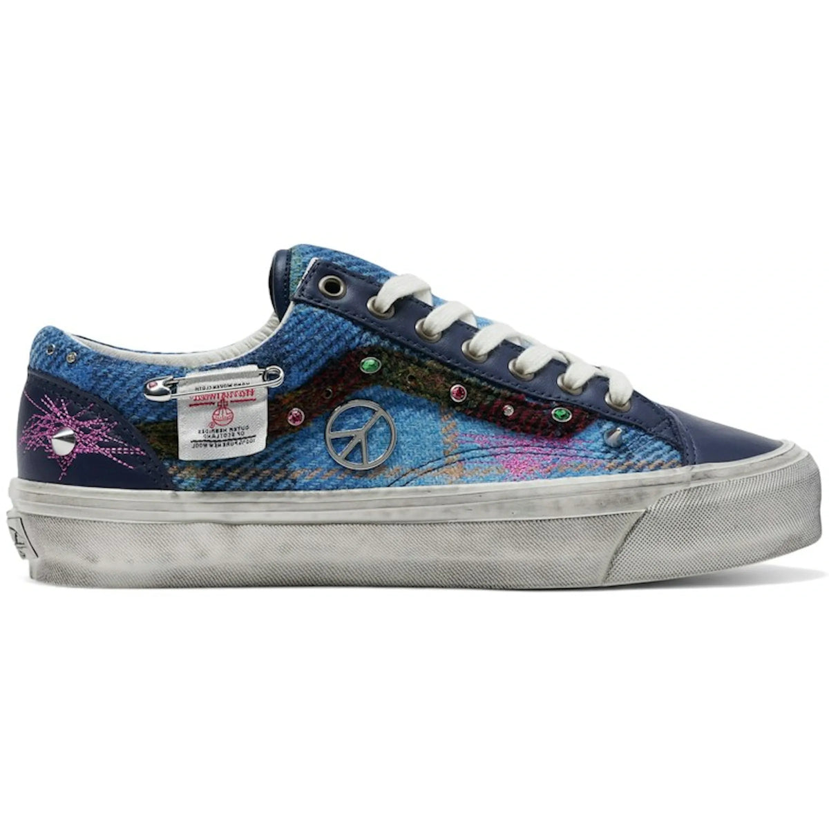 Vans Old Skool 36 Harris Tweed Blue Multi