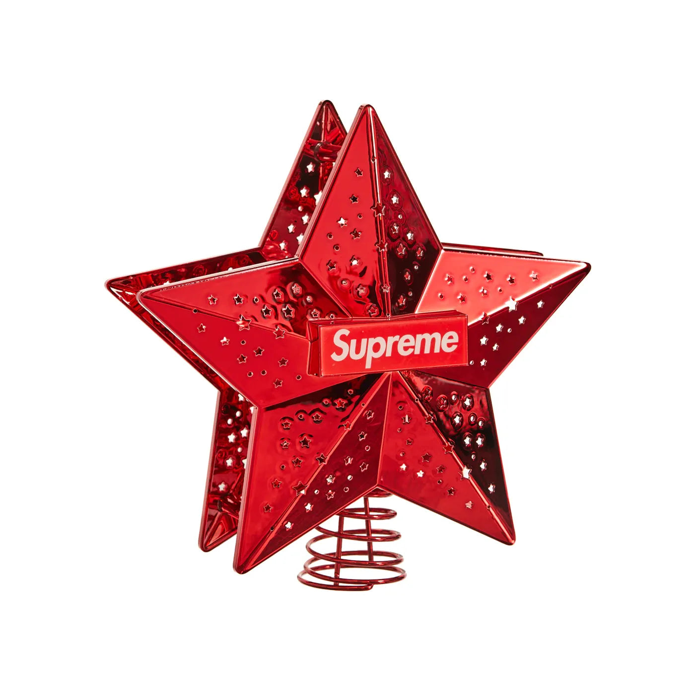 Supreme Projecting Star Tree Topper (US Plug) Red