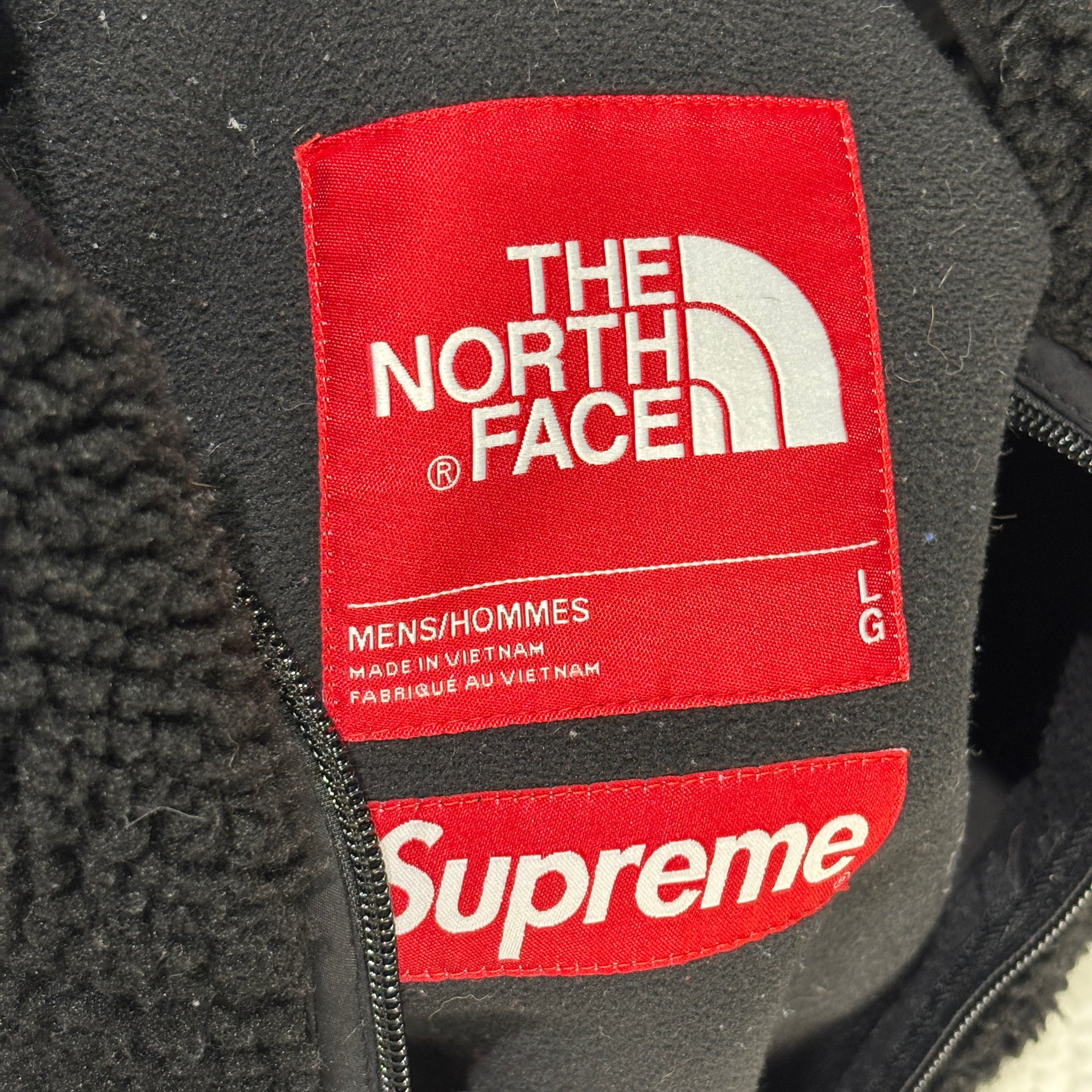Supreme The North Face S Logo Fleece Jacket Black