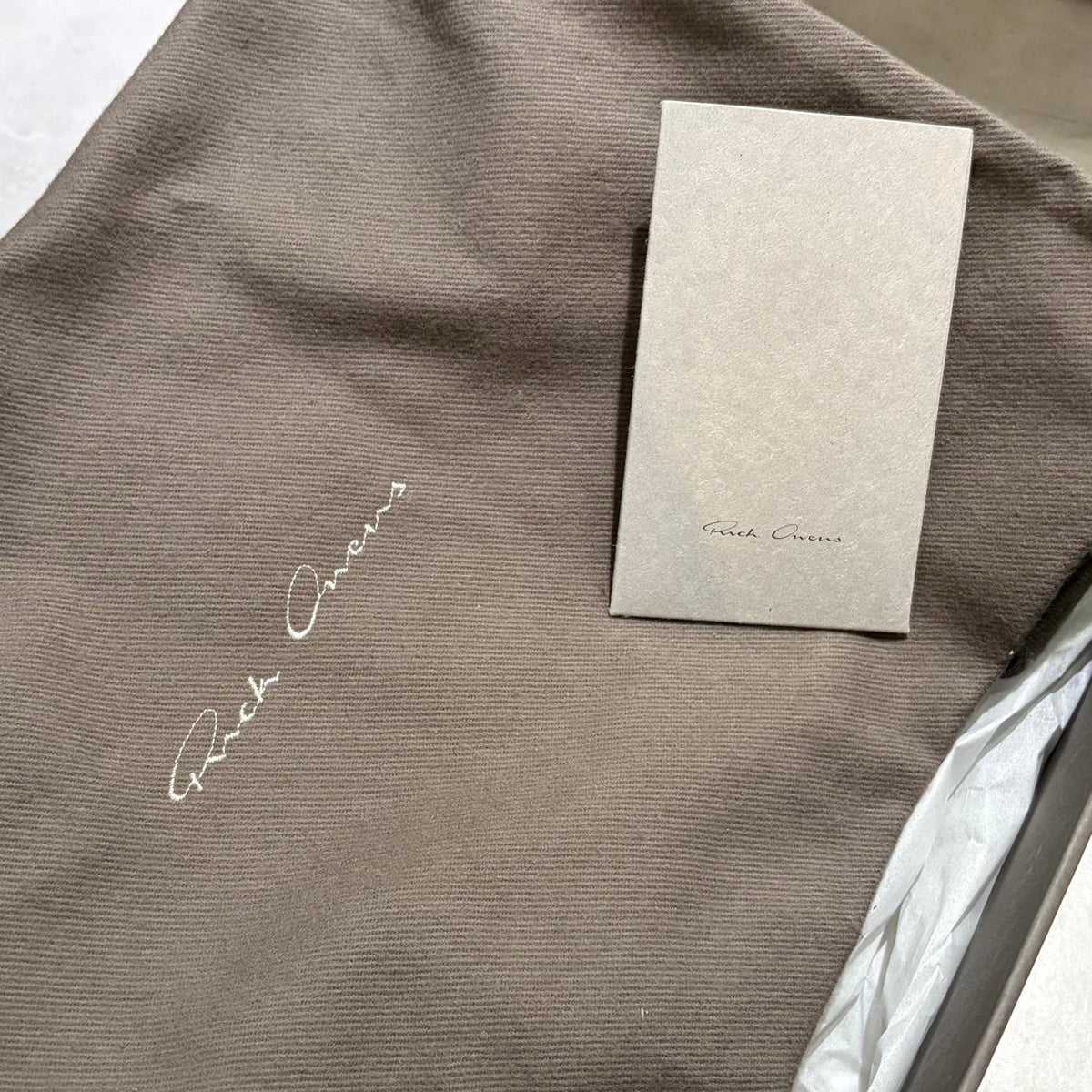 Rick Owens Temple Jumbolace Low Full Grain Cow Leather Black Milk