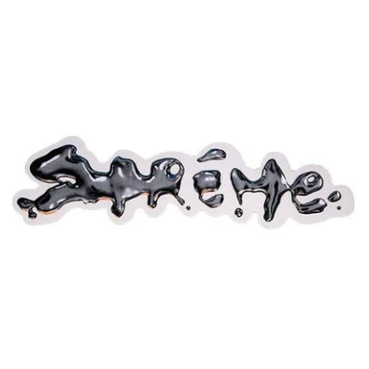 Supreme Liquid Sticker White