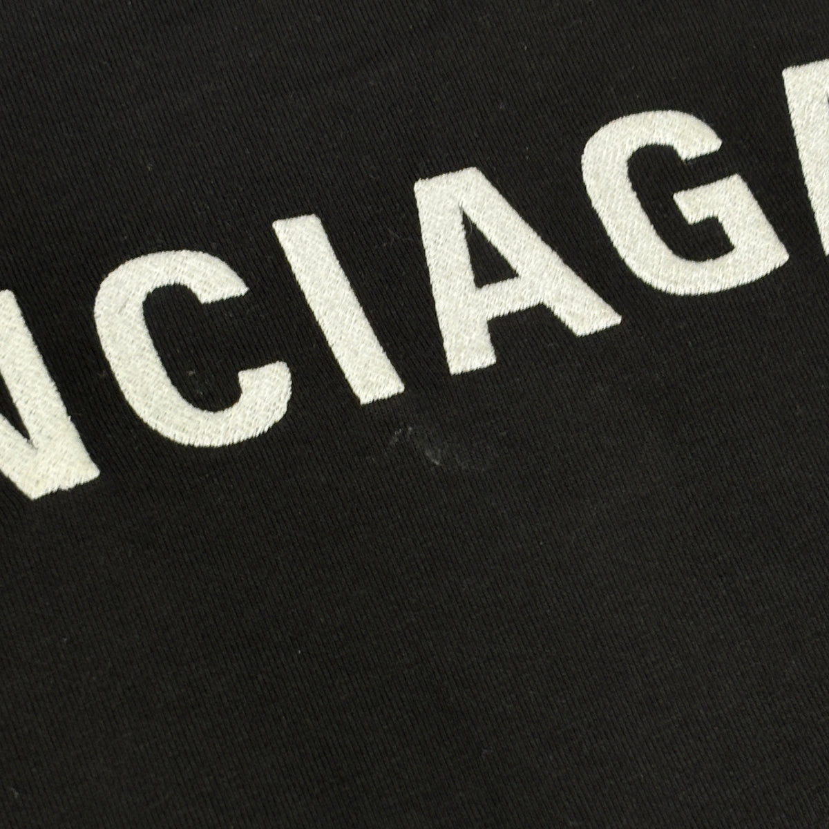Balenciaga Logo Tee Black