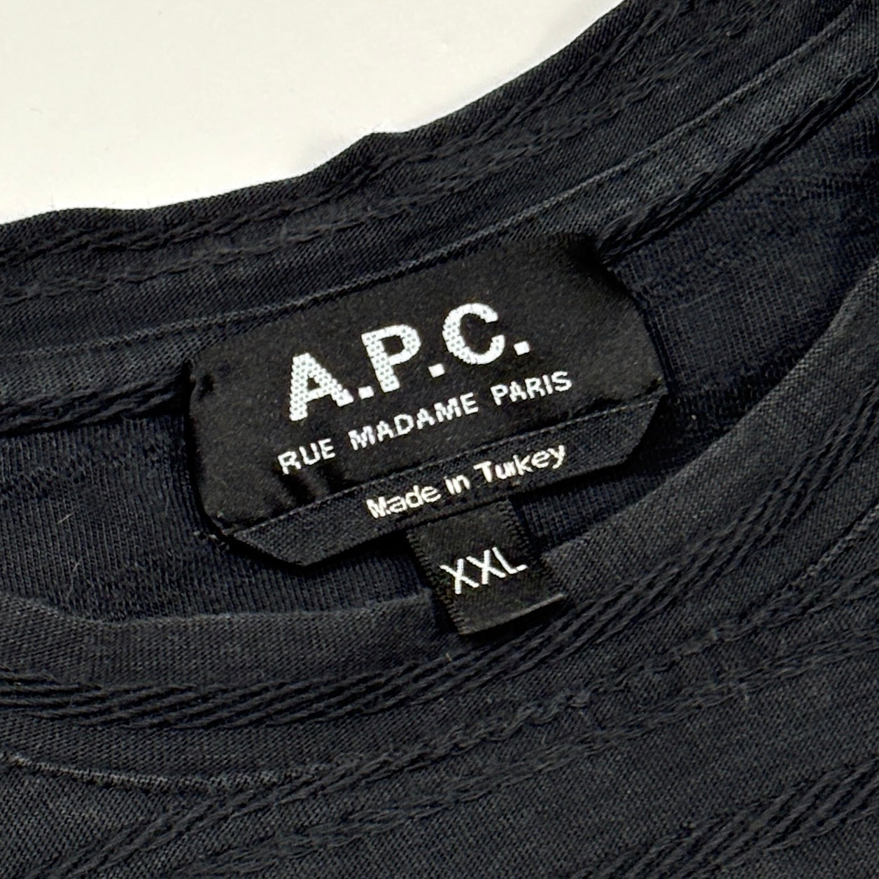 A.P.C. Striped Top Black
