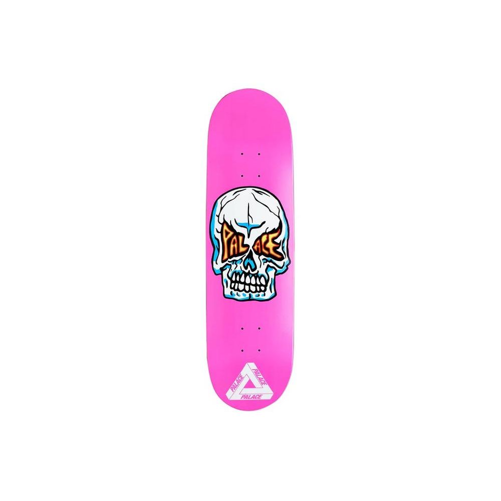 Palace Pink Hesh Skull Skateboard Deck 8.6"