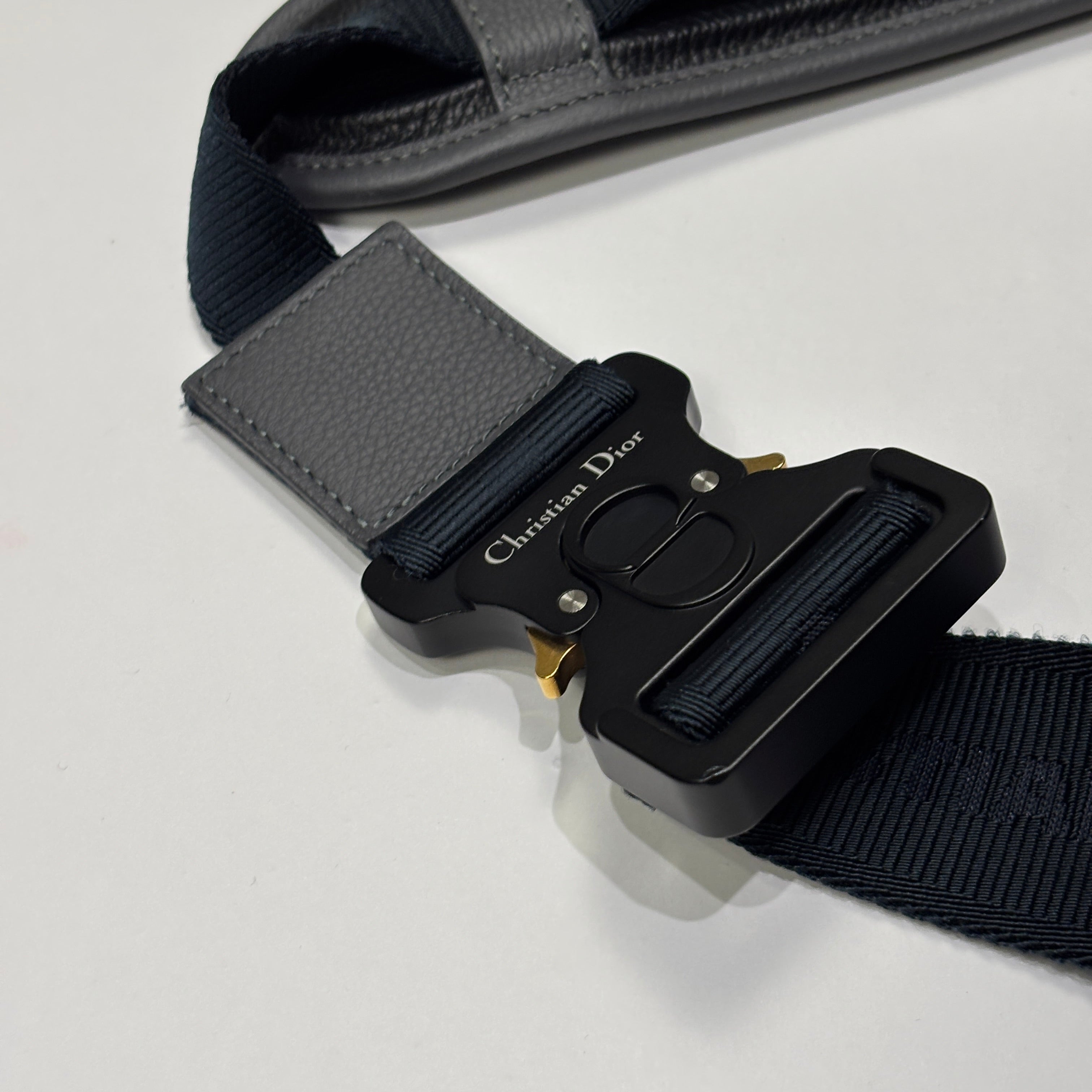 Dior x Sacai Saddle Bag Black