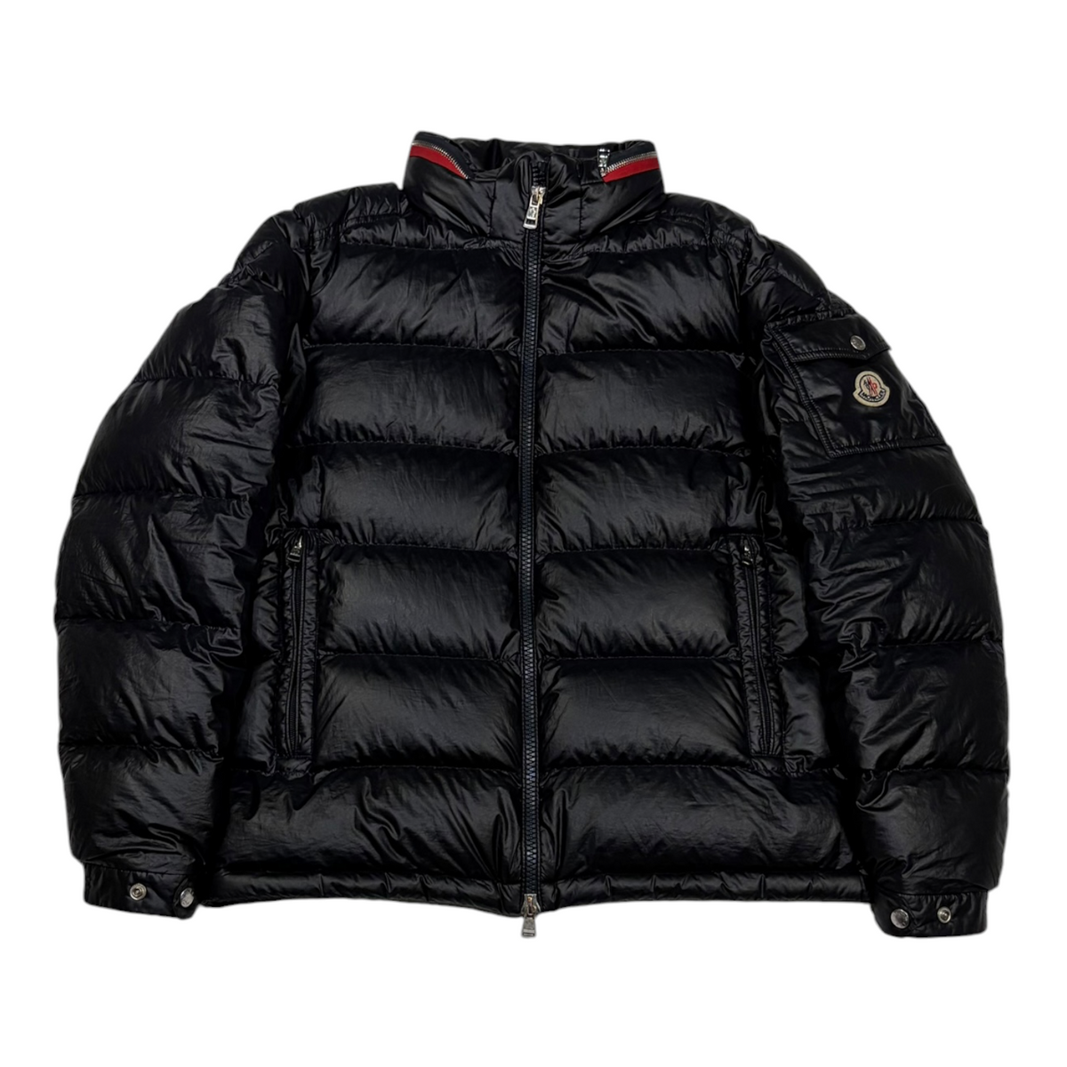 Moncler Bourne Quilted Shell Jacket Navy
