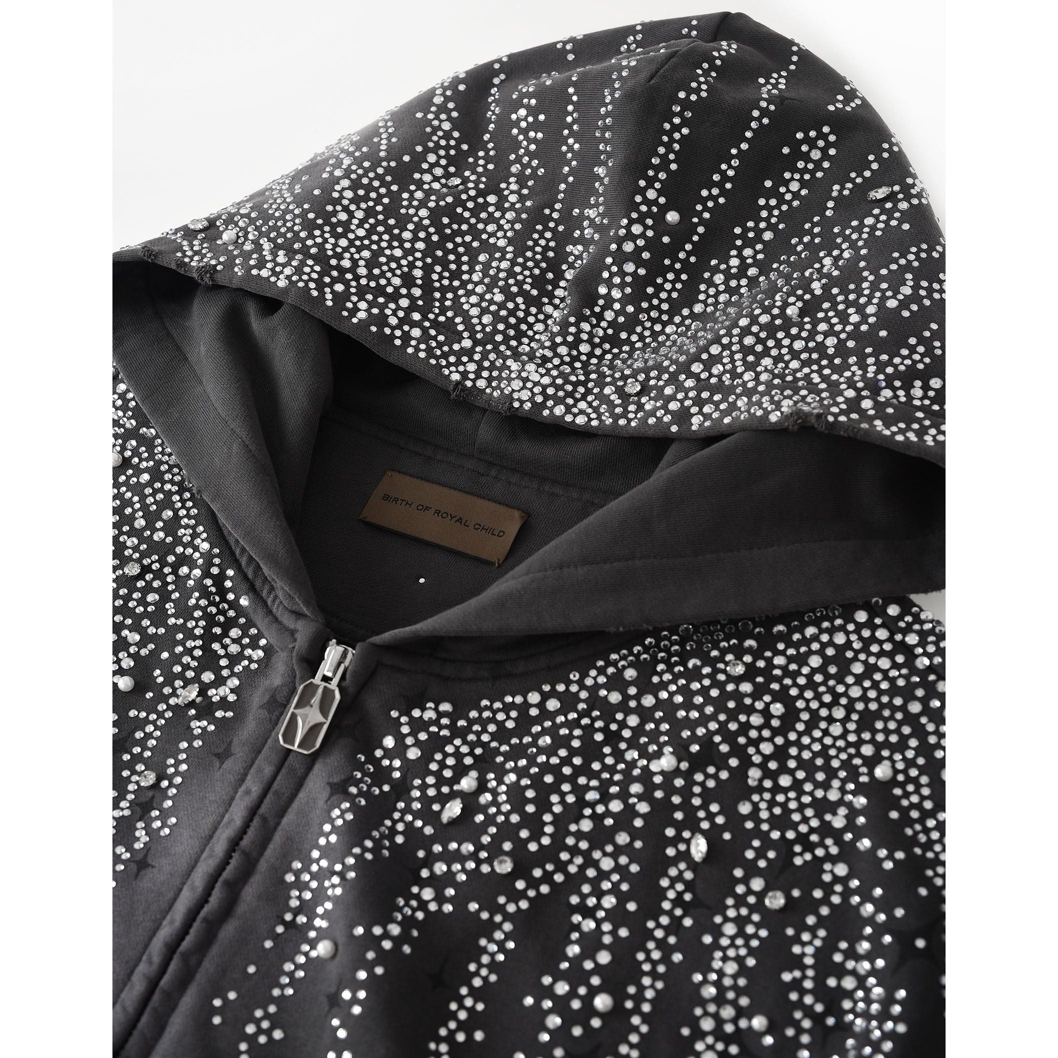 Birth of Royal Child 20K Stellar Diamond Hoodie Gray