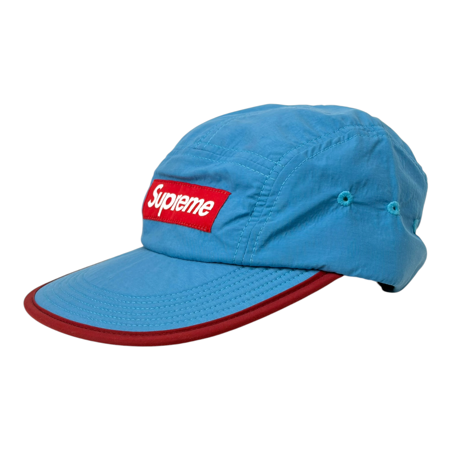 Supreme Nylon Soft Bill Camp Cap Blue