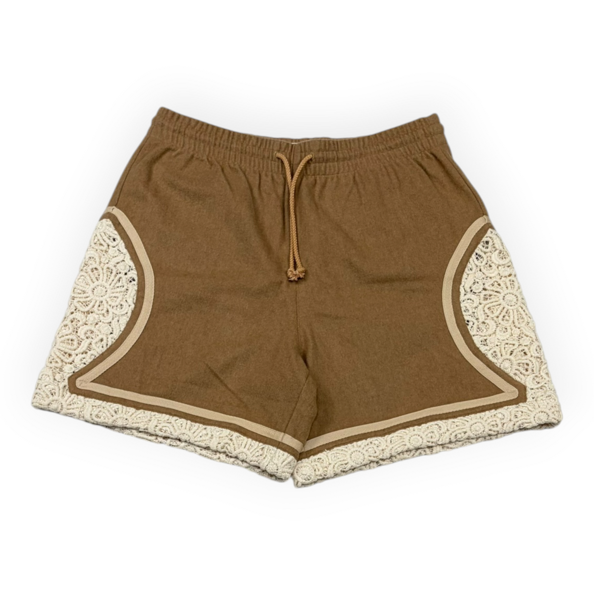 Aime Leon Dore Lace Court Shorts Camel