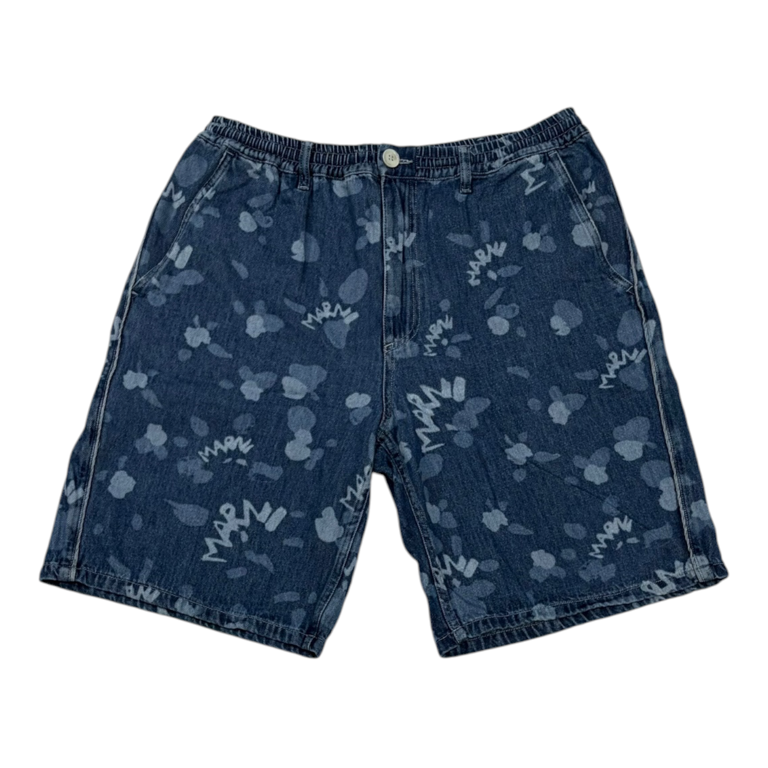 Marni Denim Shorts Iris Blue