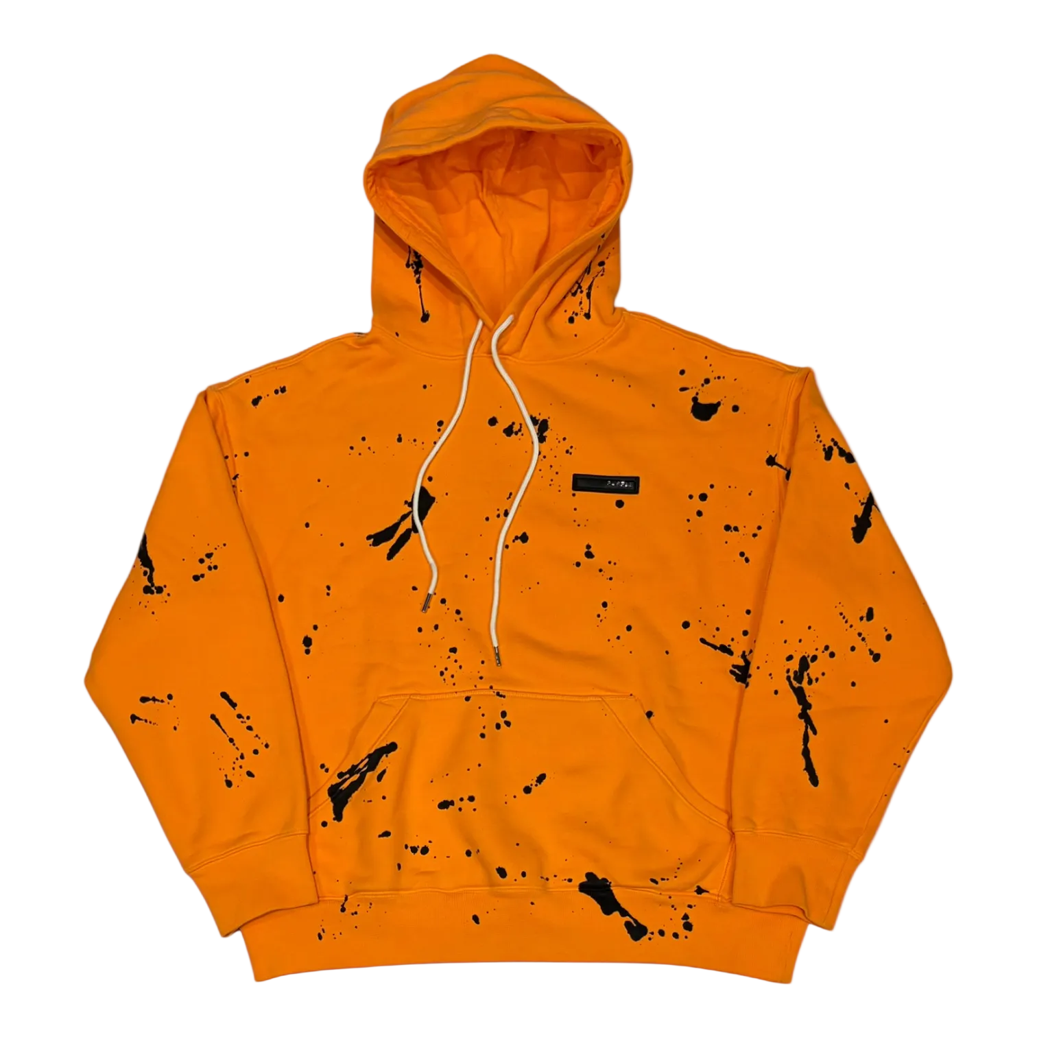 Purple Brand Paint Splatter Hoodie Orange