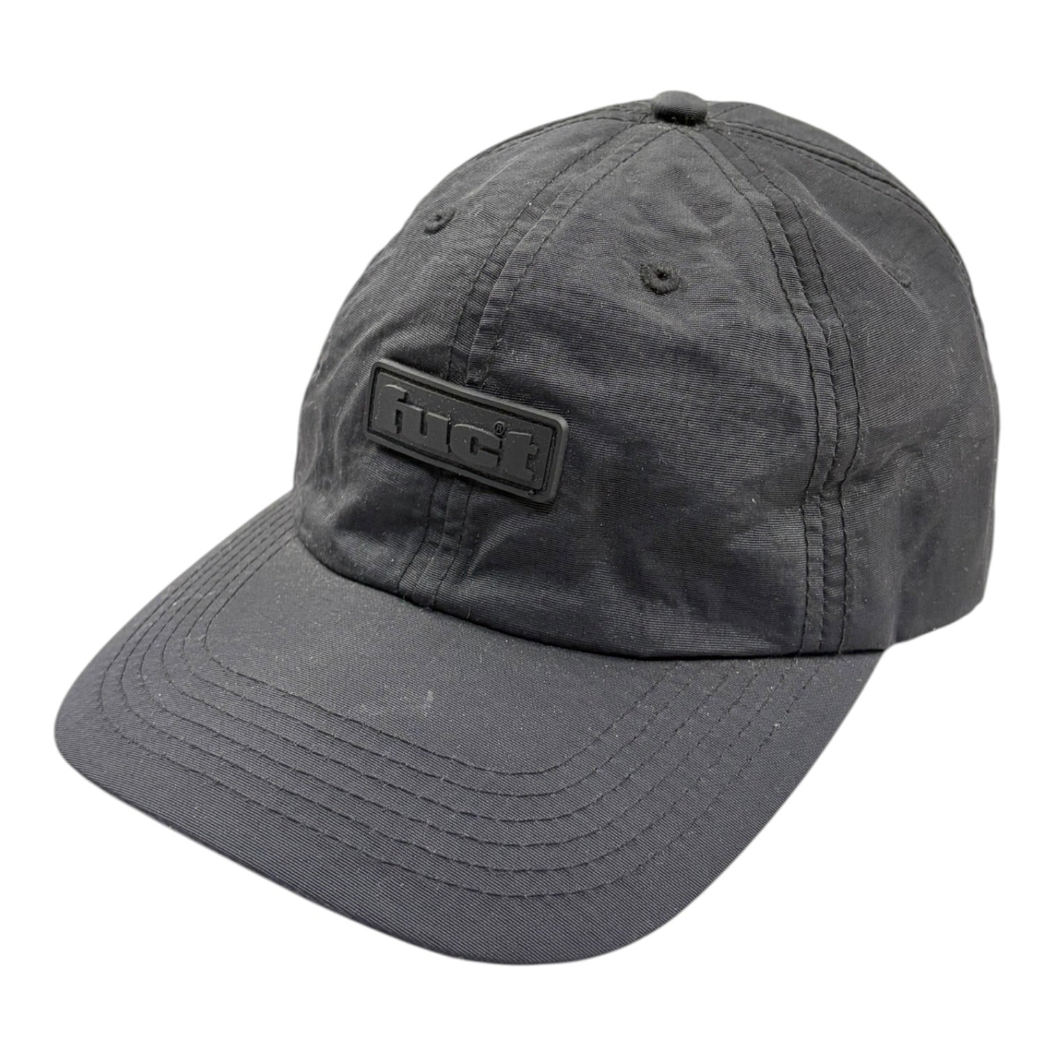 Fuct Rubber Patch Hat Black