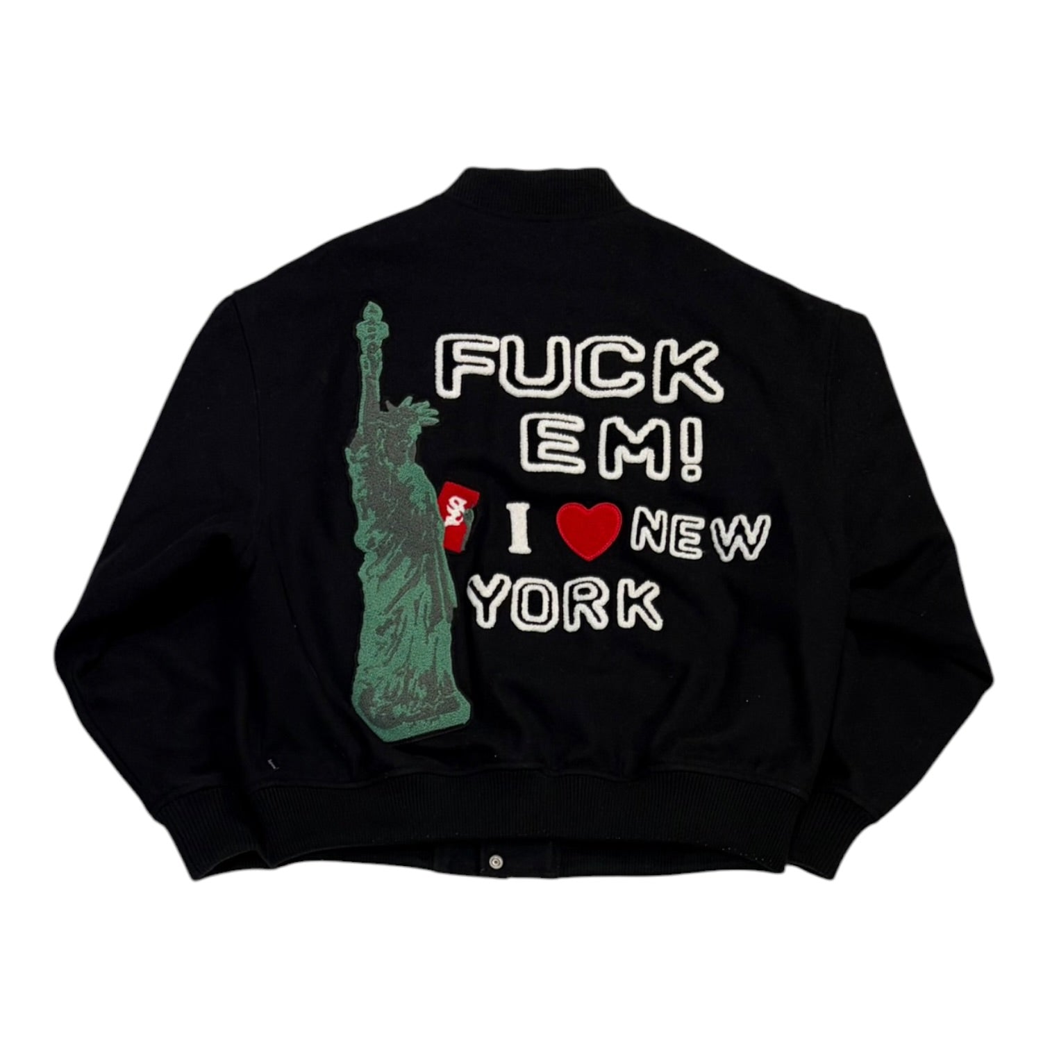Supreme Tourist Varsity Jacket Black
