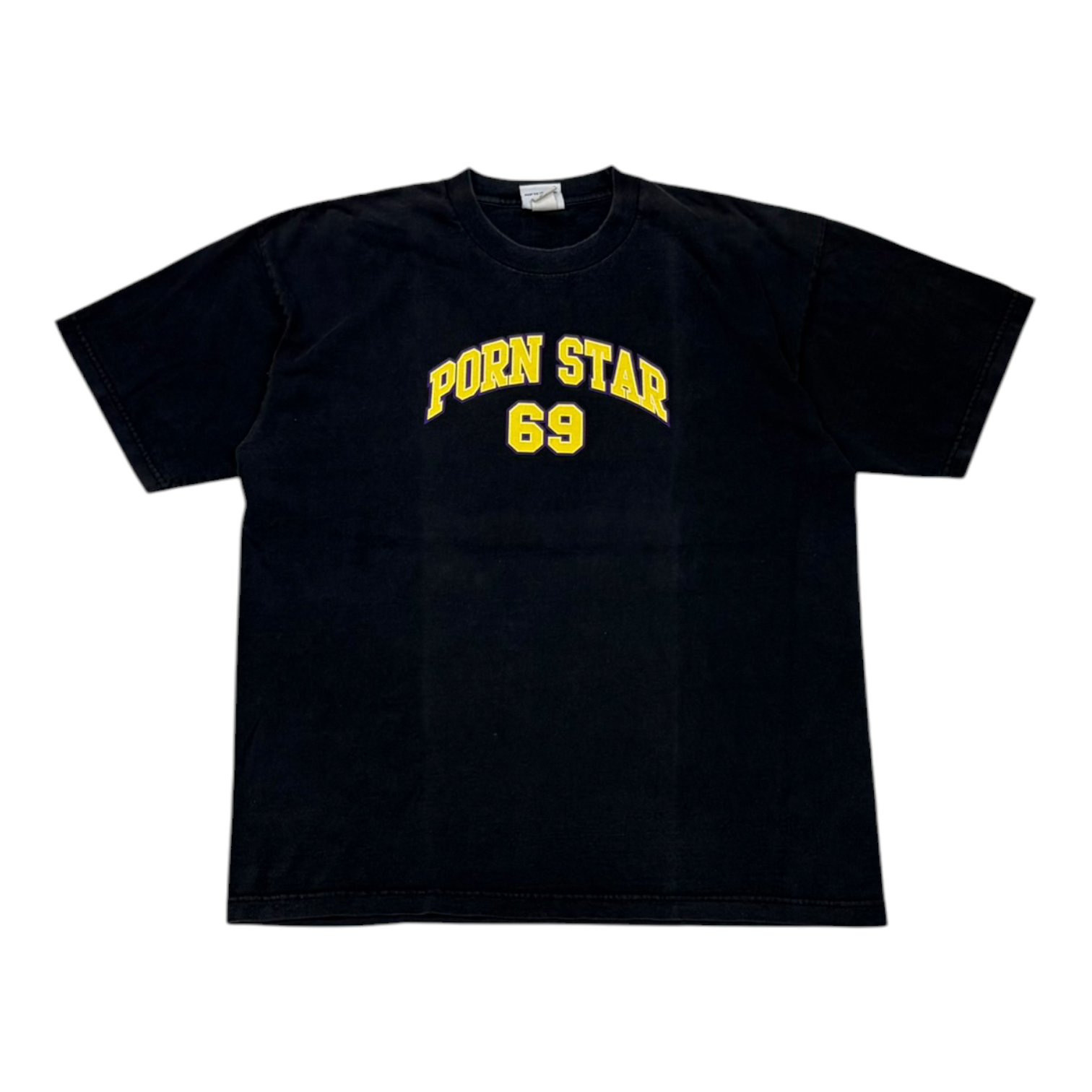 Y2K Porn Star Clothing 69 Tee Black