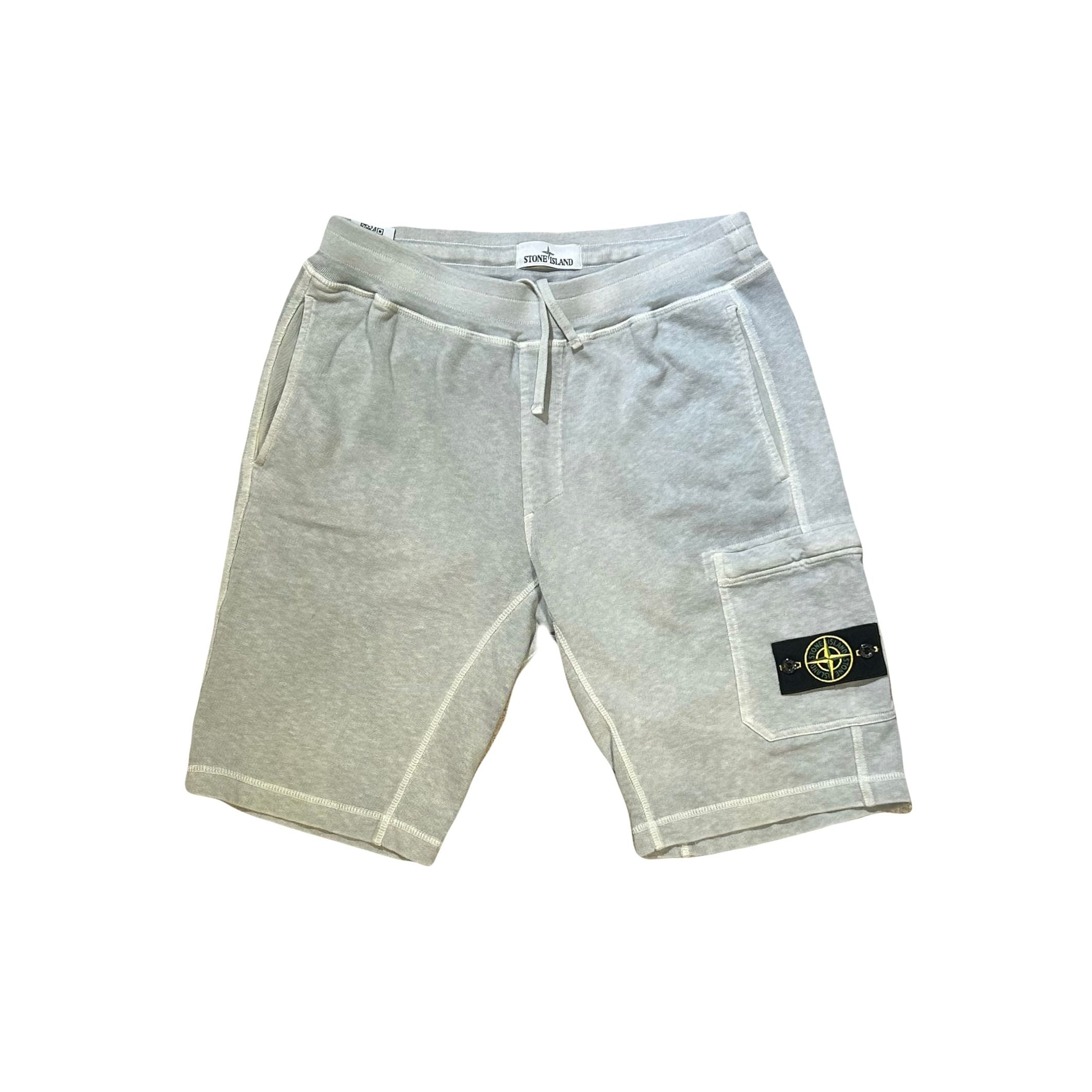 Stone Island Sweat Shorts Washed Blue