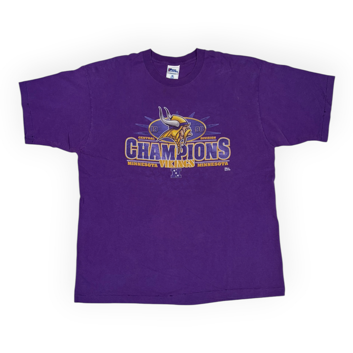'98 Minnesota Vikings NFC Champs Tee Purple