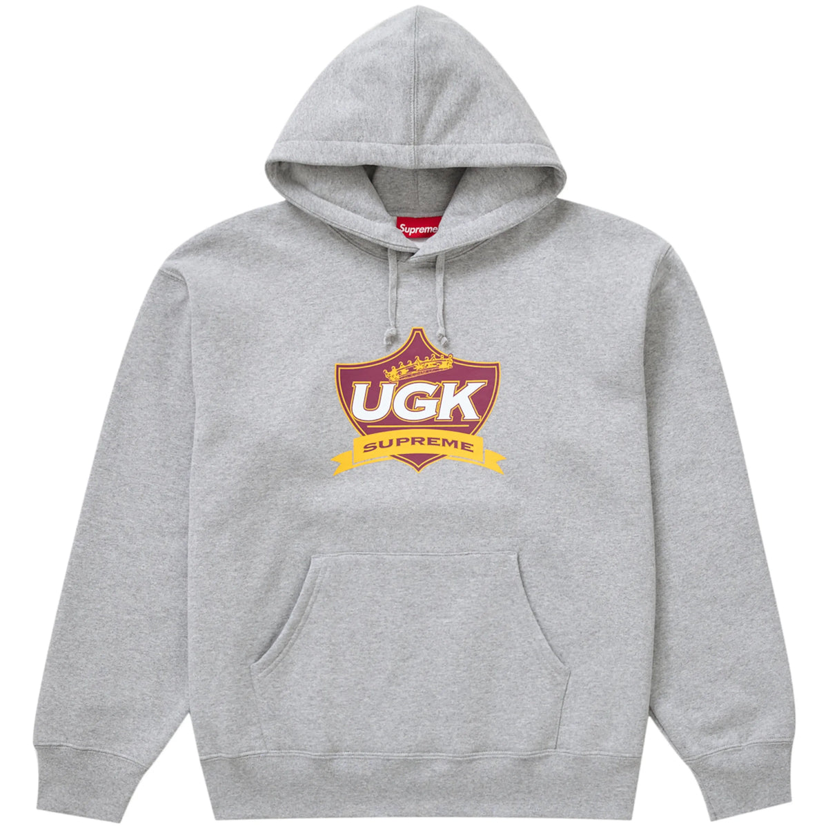 Supreme UGK Hooded Sweatshirt Heather Grey
