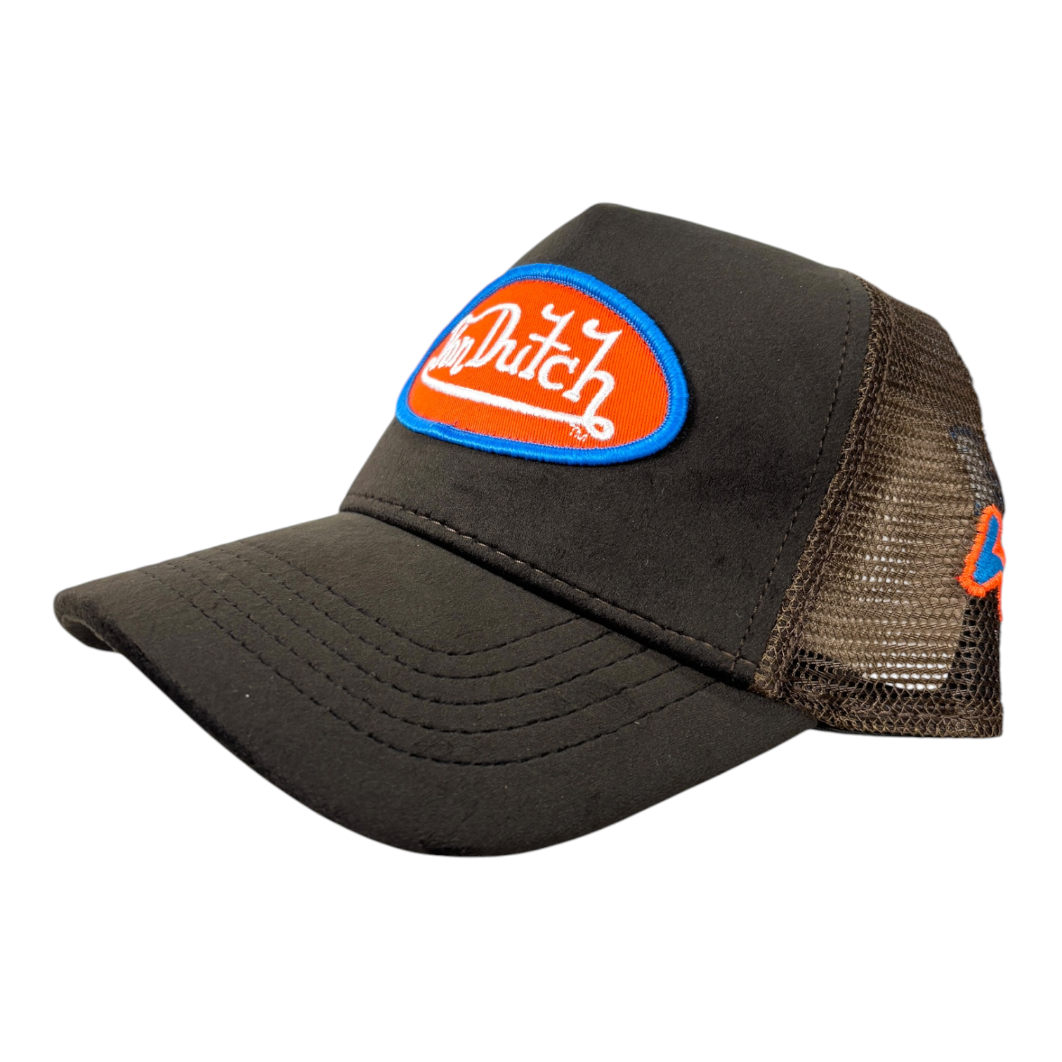 Von Dutch Hollywood Velvet Trucker Hat Black