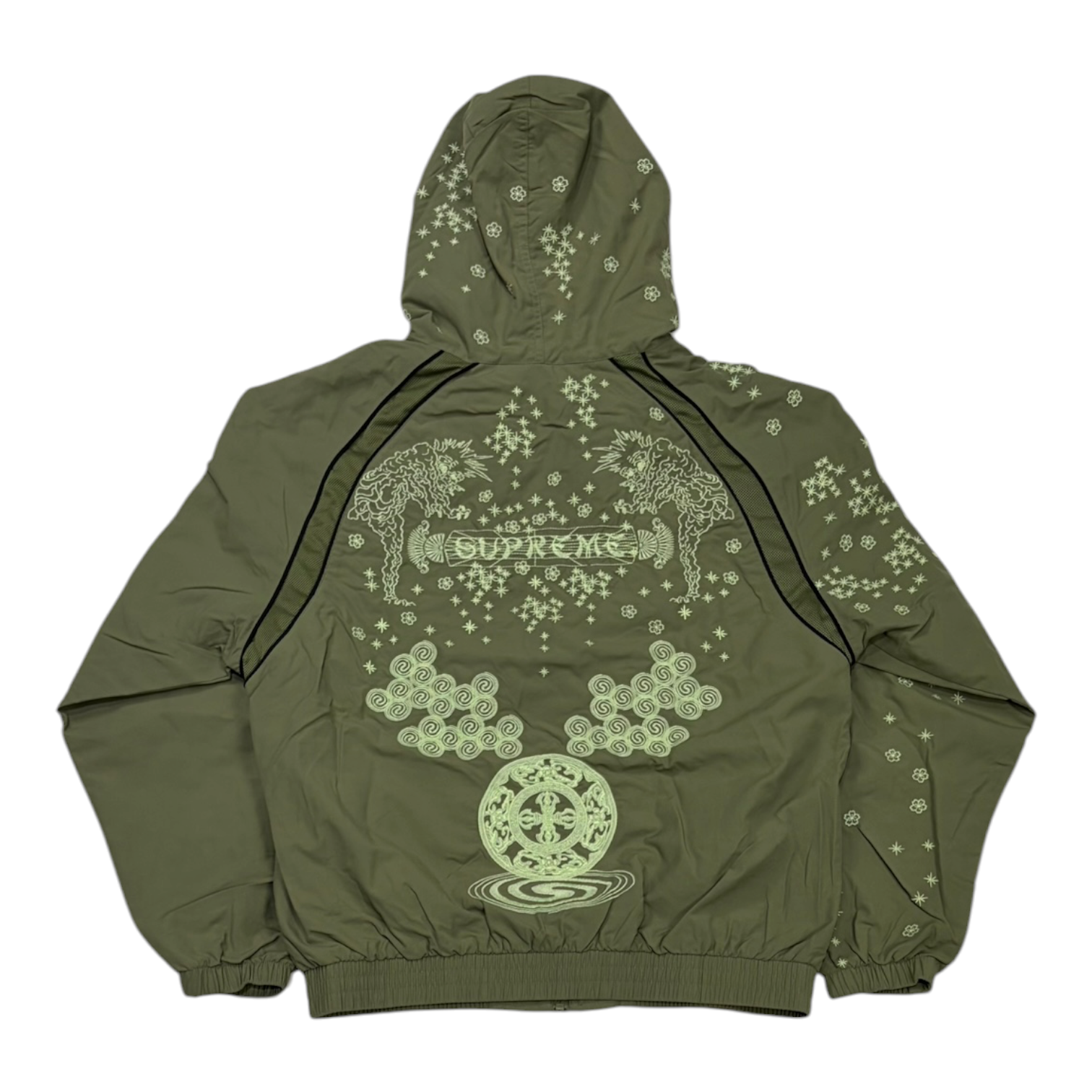 Supreme AOI Glow-in-the-Dark Track Jacket Olive