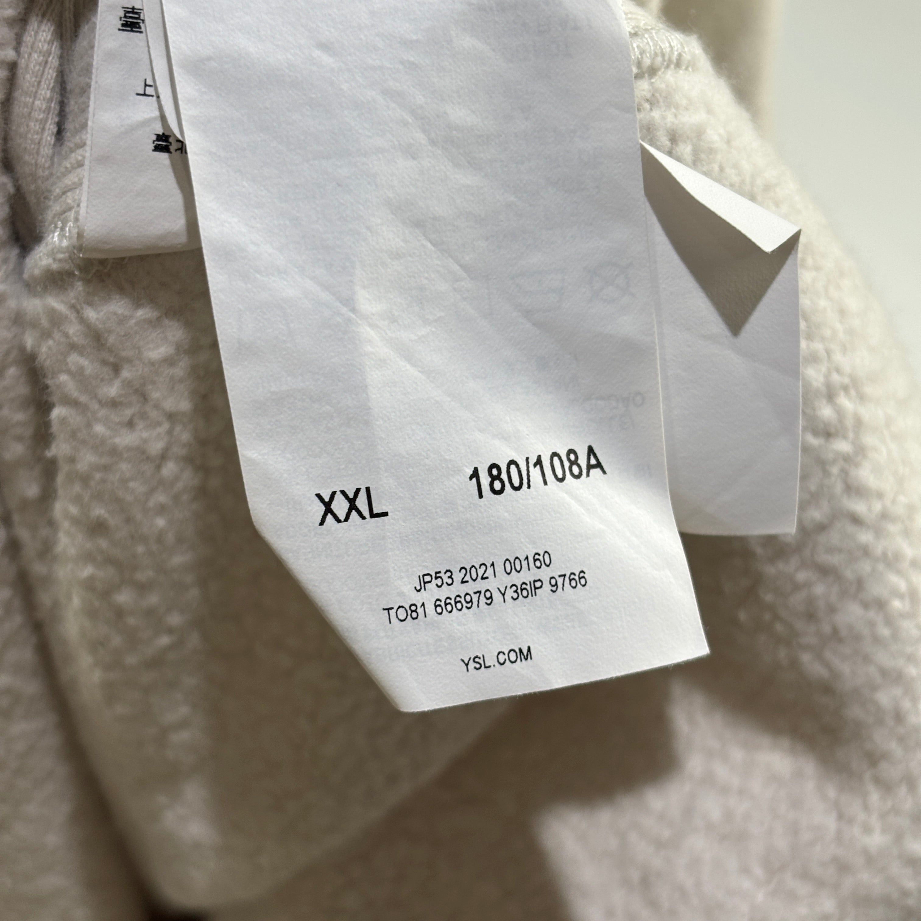 Saint Laurent YSL Print Crewneck Grey