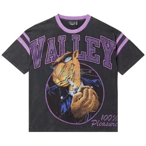 Vale Forever Purple Rays Bling Tee Black