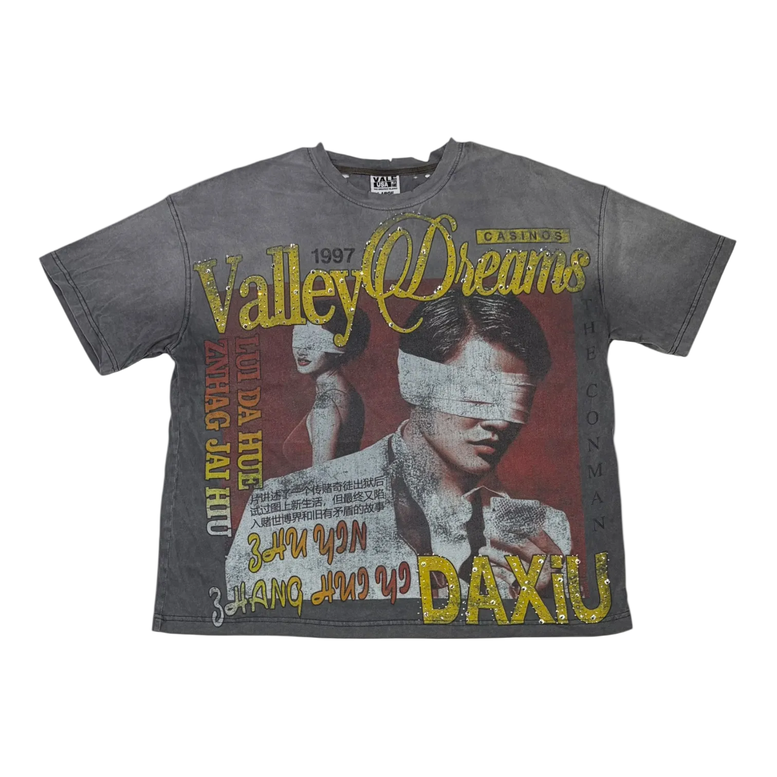 Vale Forever Charcoal Casino Tee Grey