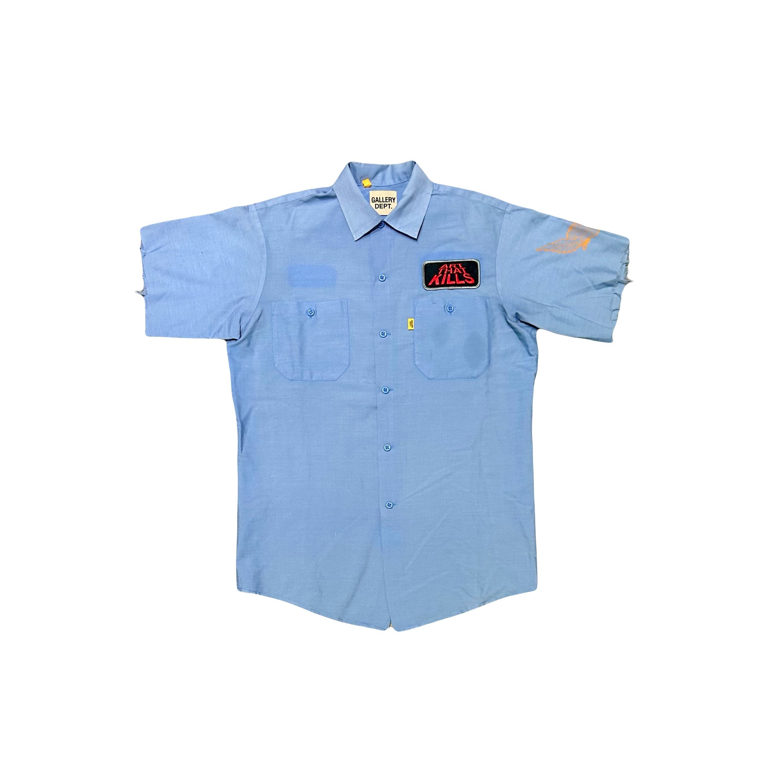 Gallery Dept. Vintage Mechanic Shirt Blue
