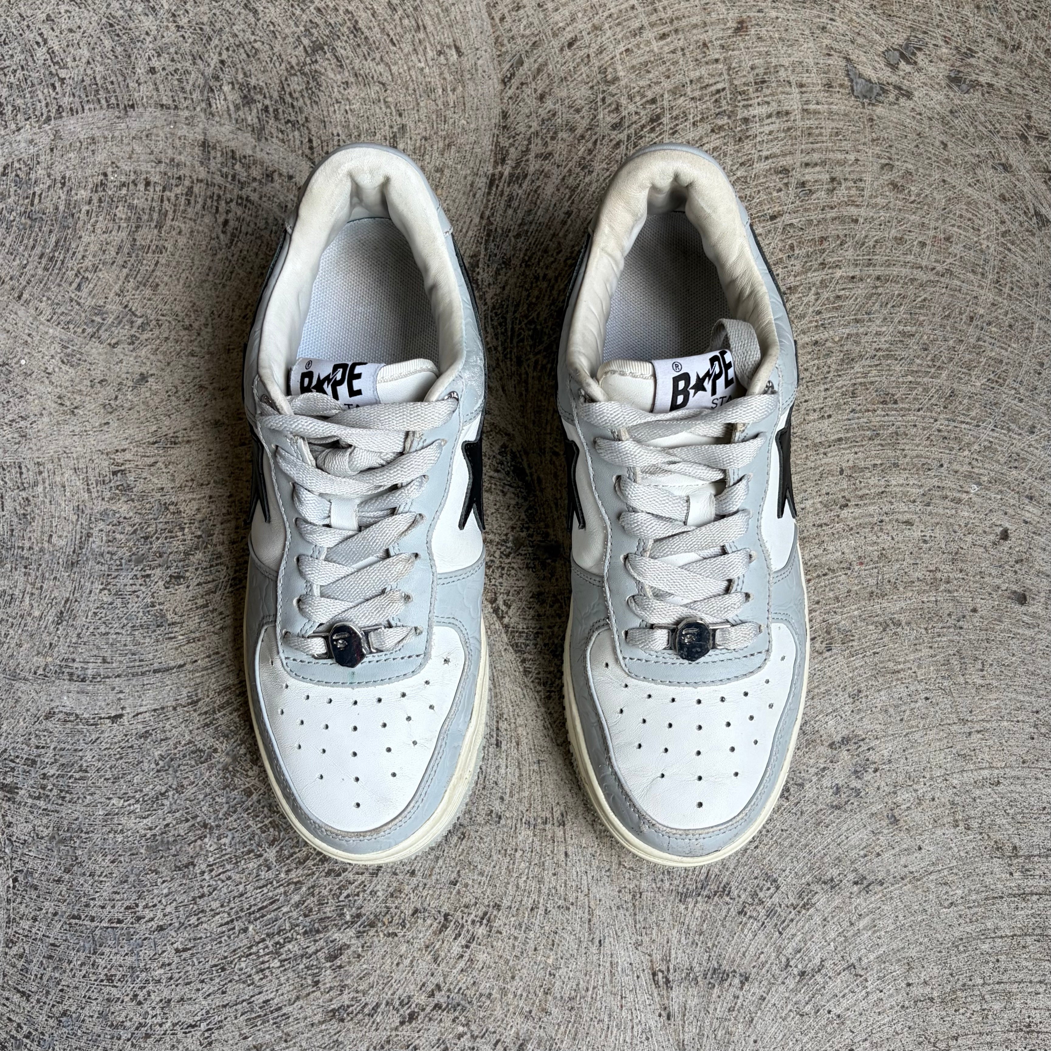 A Bathing Ape Bape Sta Low Grey Black