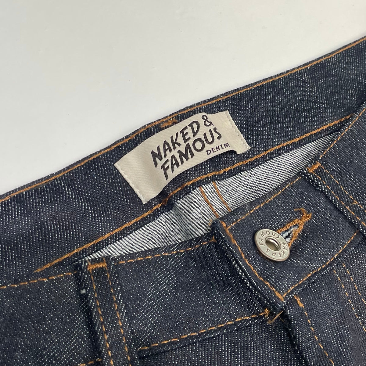 Naked & Famous Super Sklnny Guy Indigo Denim