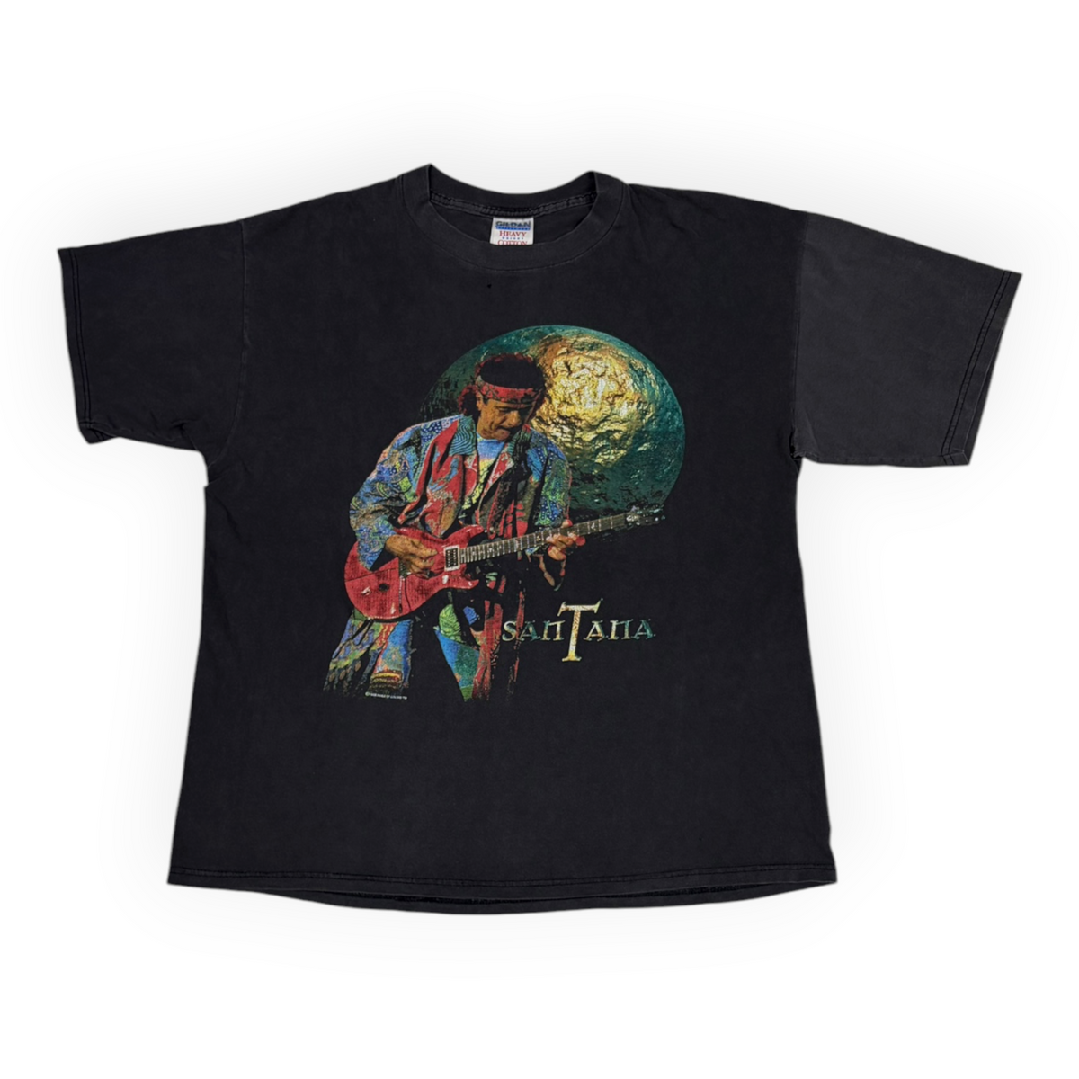 90's Carlos Santana Tee Black
