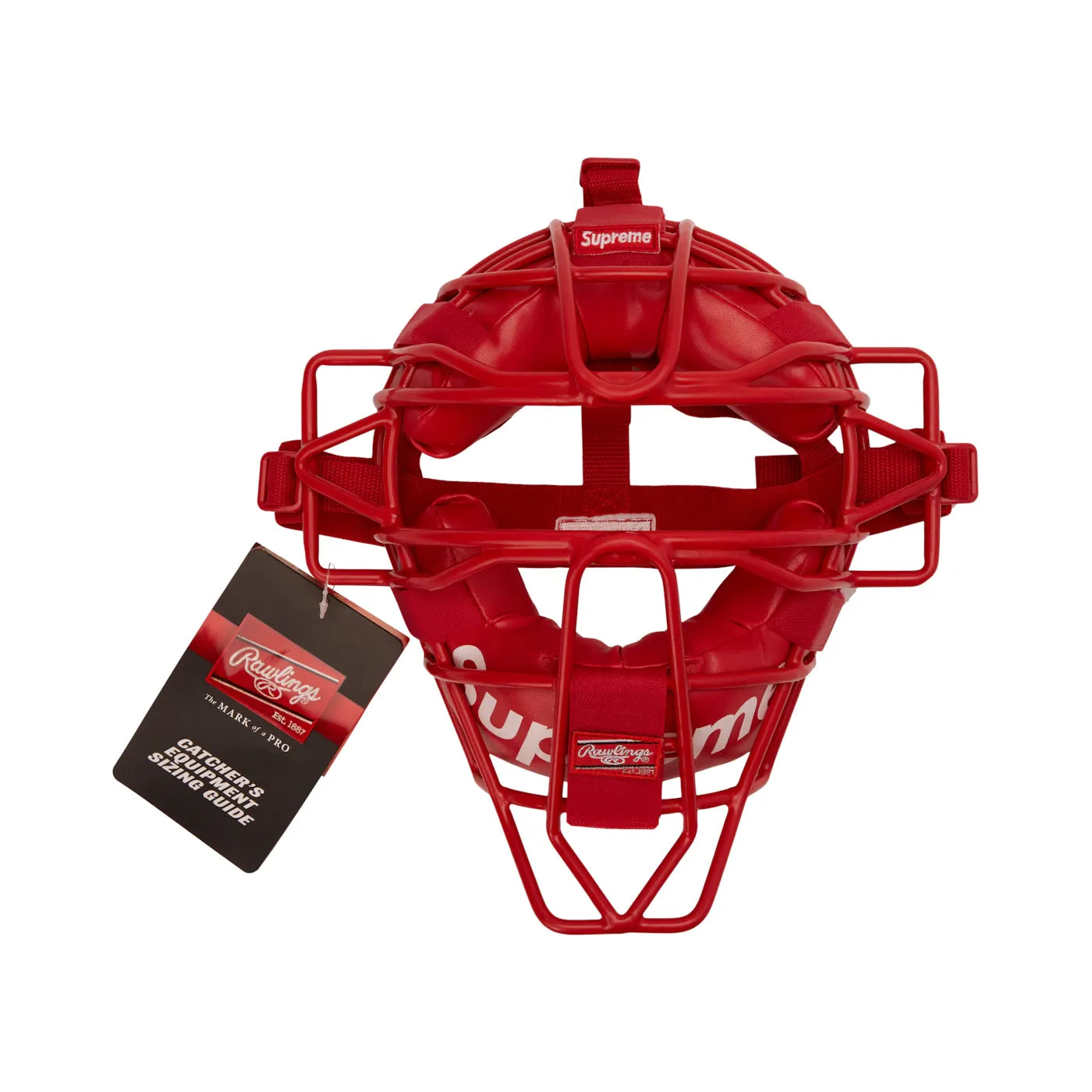Supreme Rawlings Catcher's Mask Red