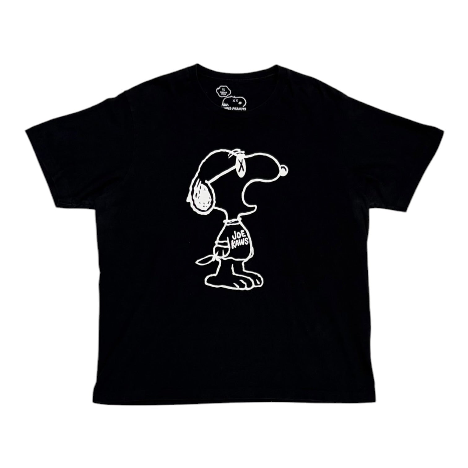 KAWS x Uniqlo x Peanuts Snoopy Tee Black