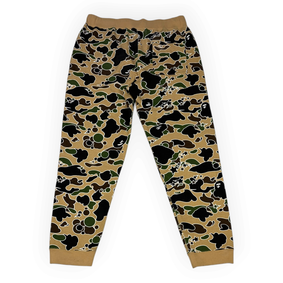 BAPE Sta Camo Sweatpants Yellow