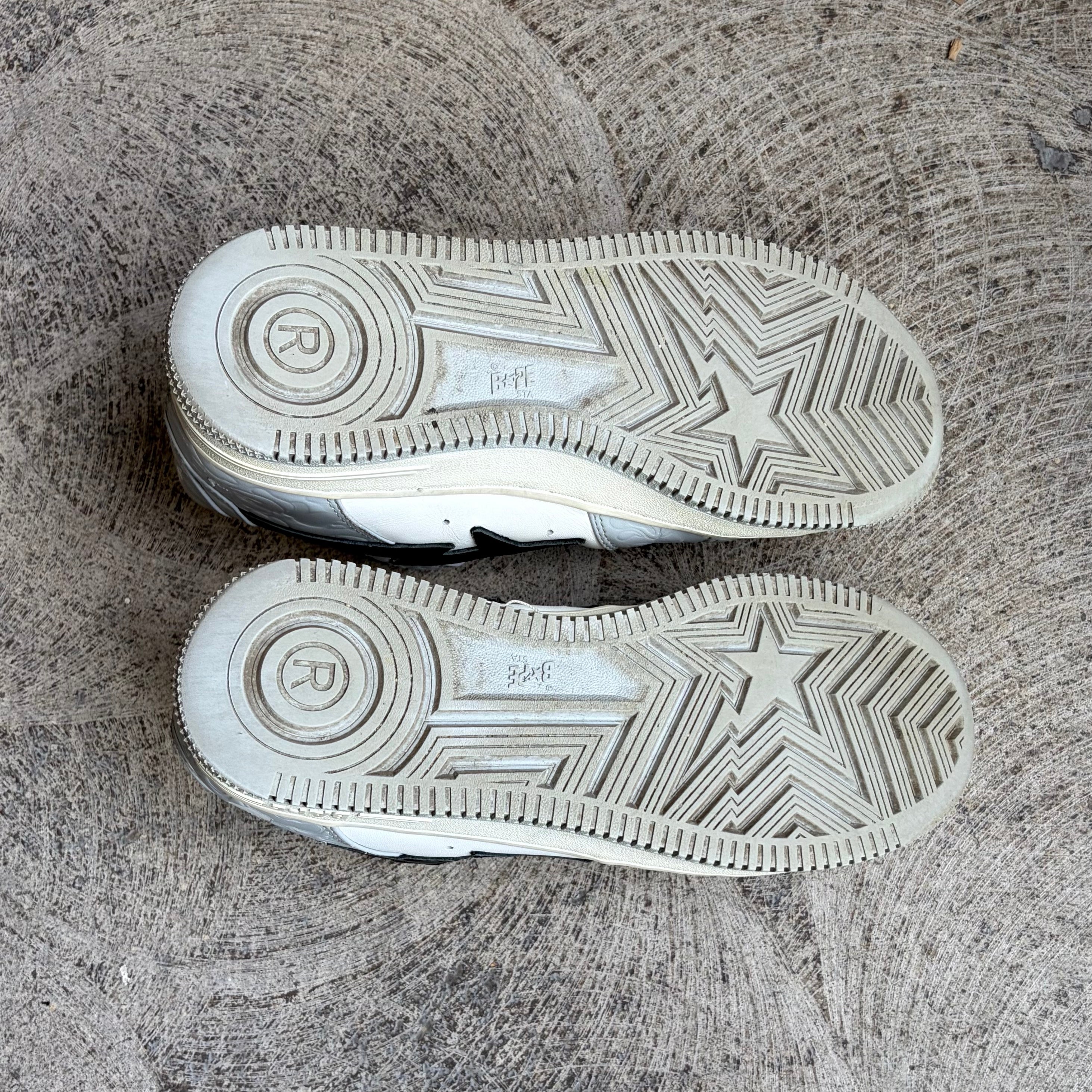 A Bathing Ape Bape Sta Low Grey Black