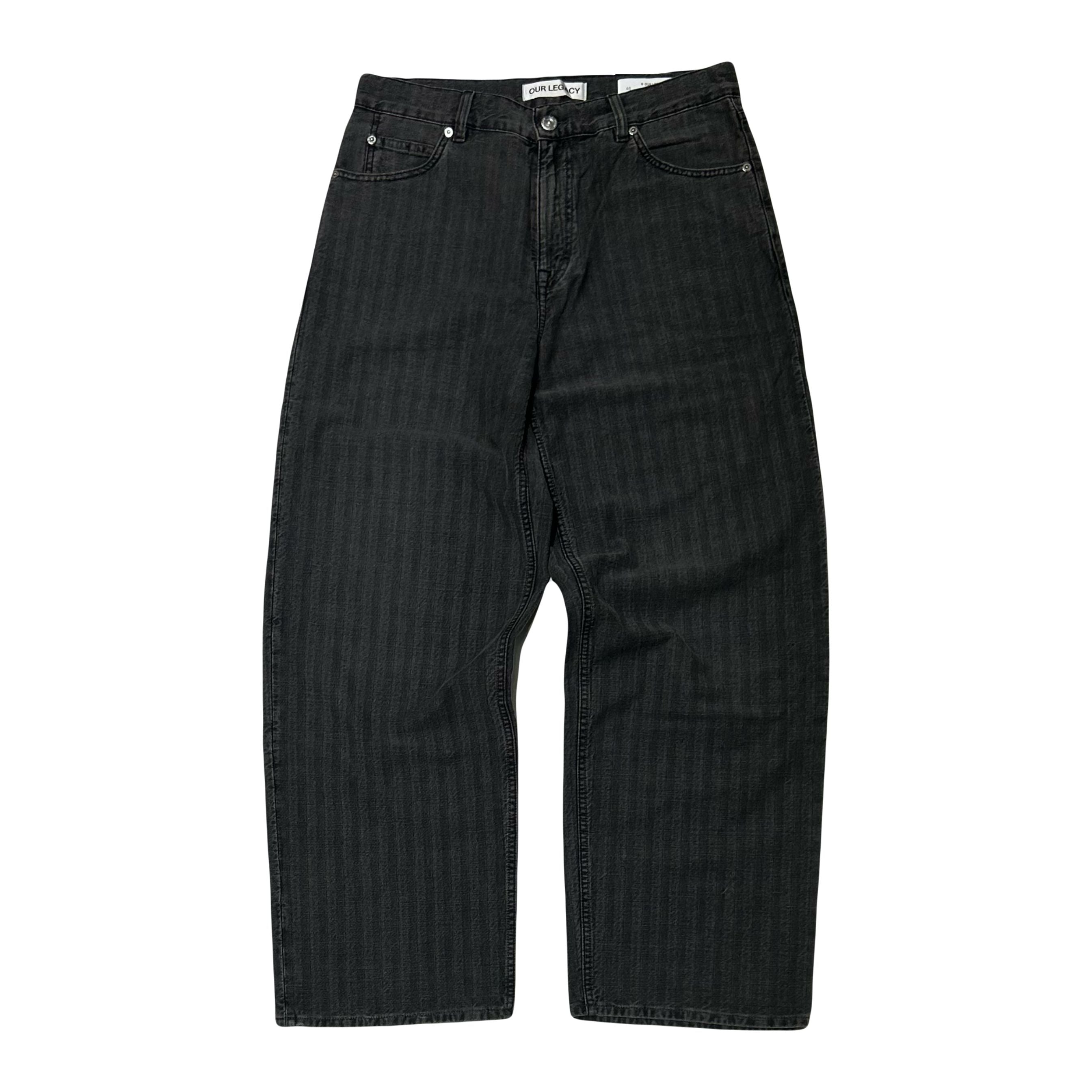 Our Legacy Vast Cut Washed Grey Torino Jeans