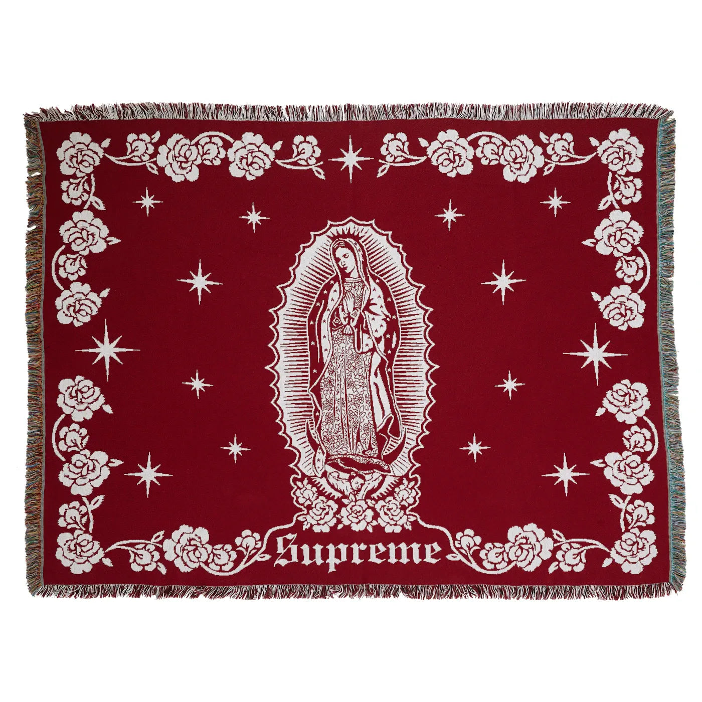 Supreme Virgin Mary Blanket Red