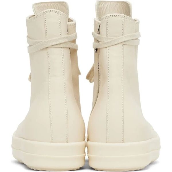 Rick Owens Hollywood High Sneakers Milk/Milk