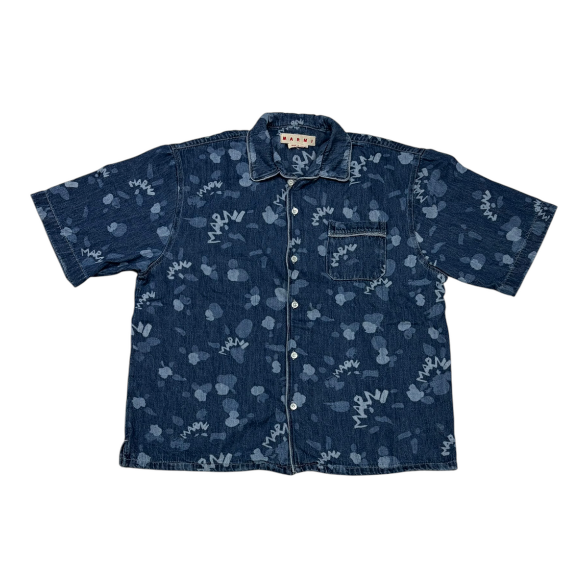 Marni Denim Shirt Iris Blue