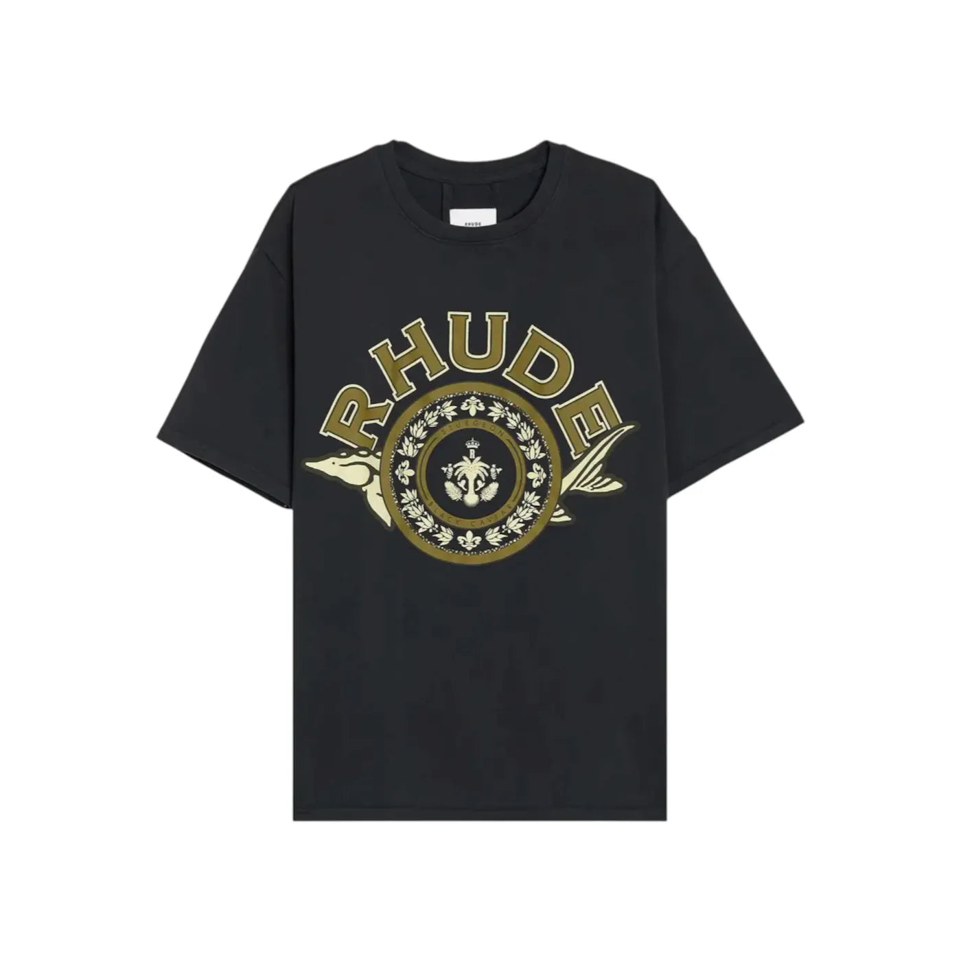 Rhude Black Caviar Tee Vintage Black
