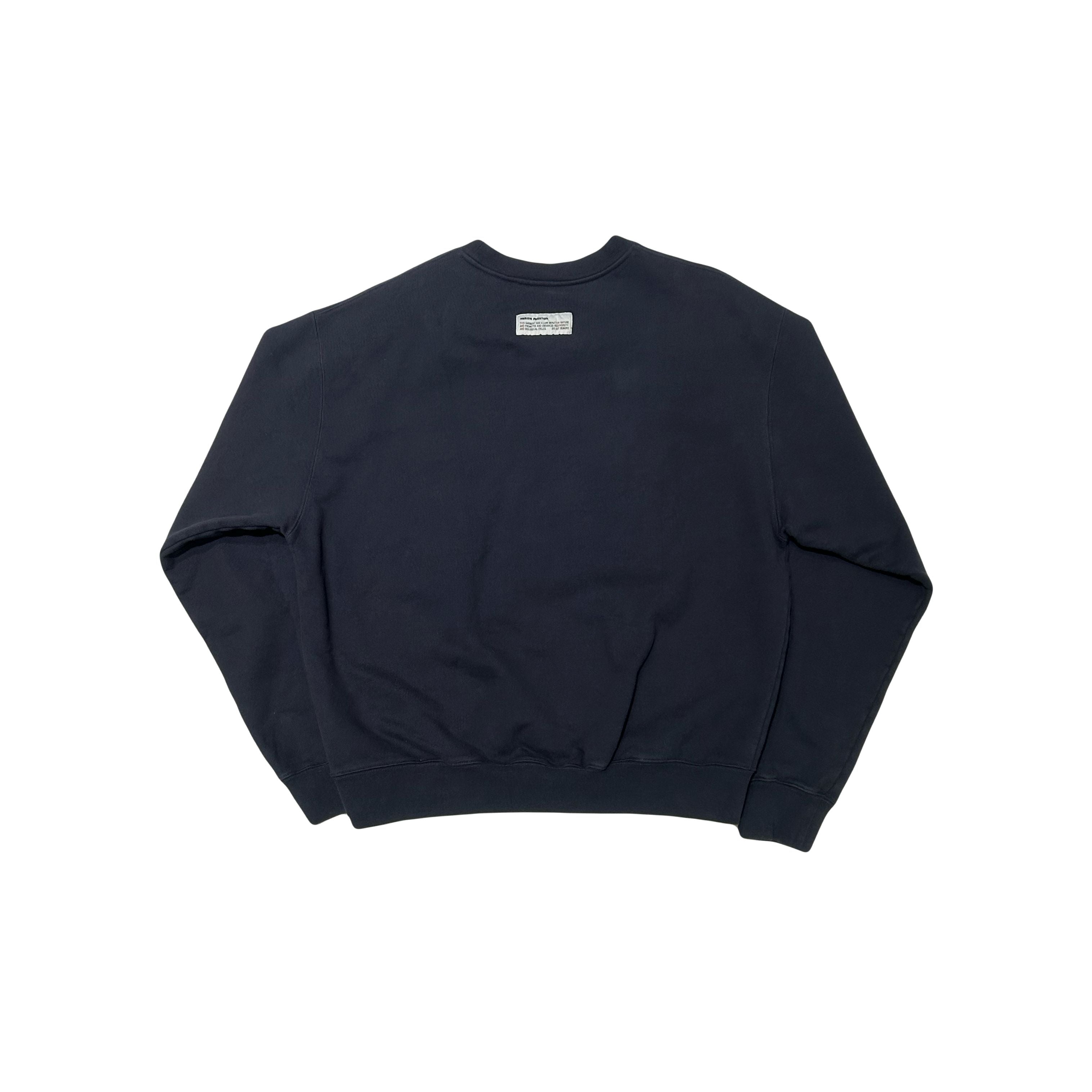 Heron Preston Spray Crewneck Navy